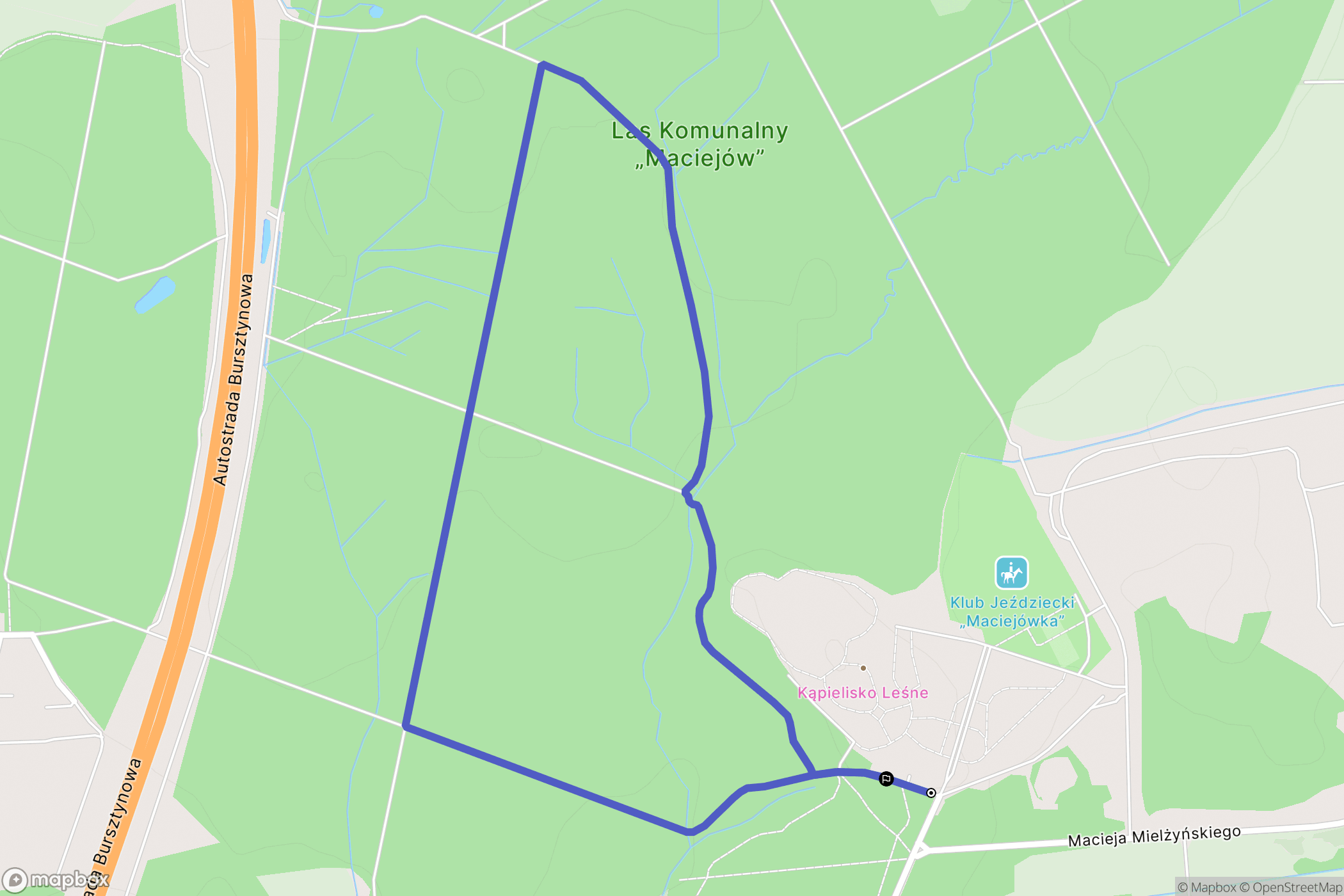 Zabrze: mapa trasy - Poland