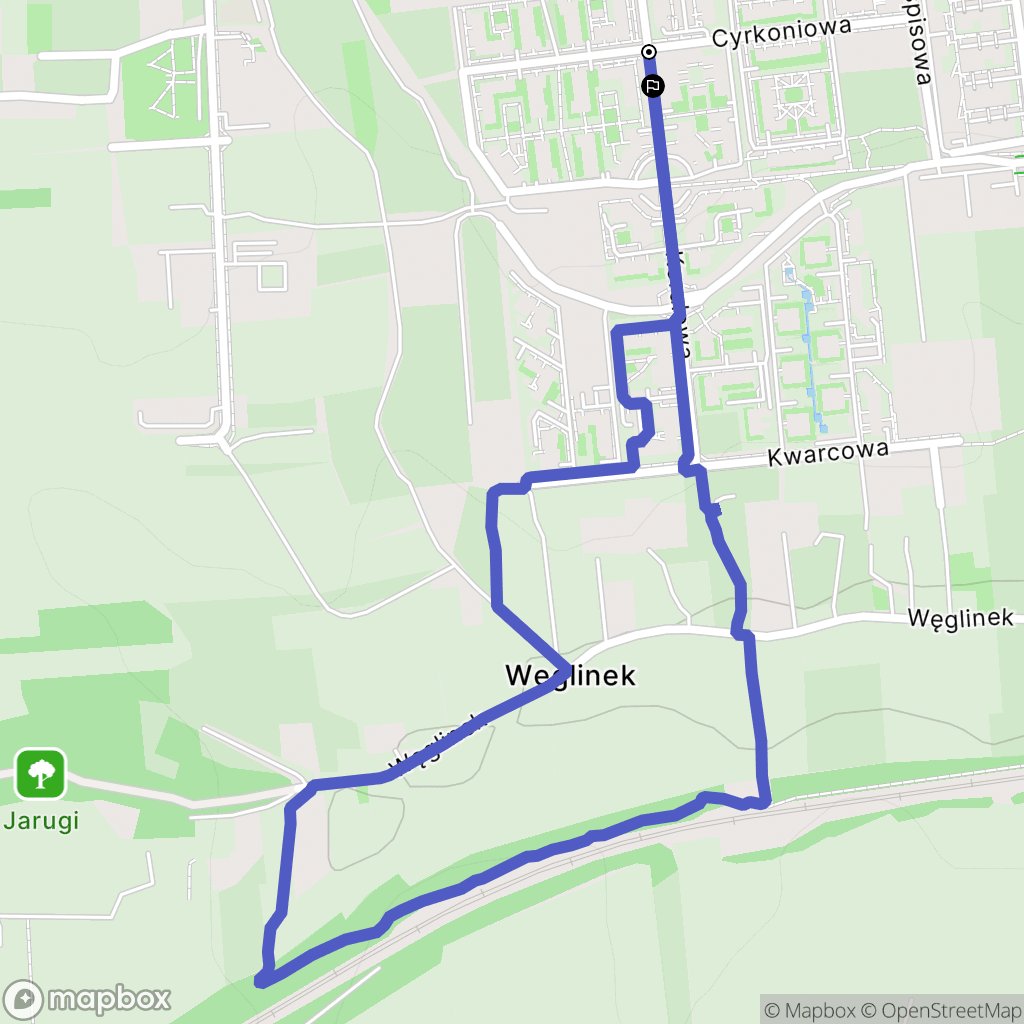 Lublin: mapa trasy - Poland