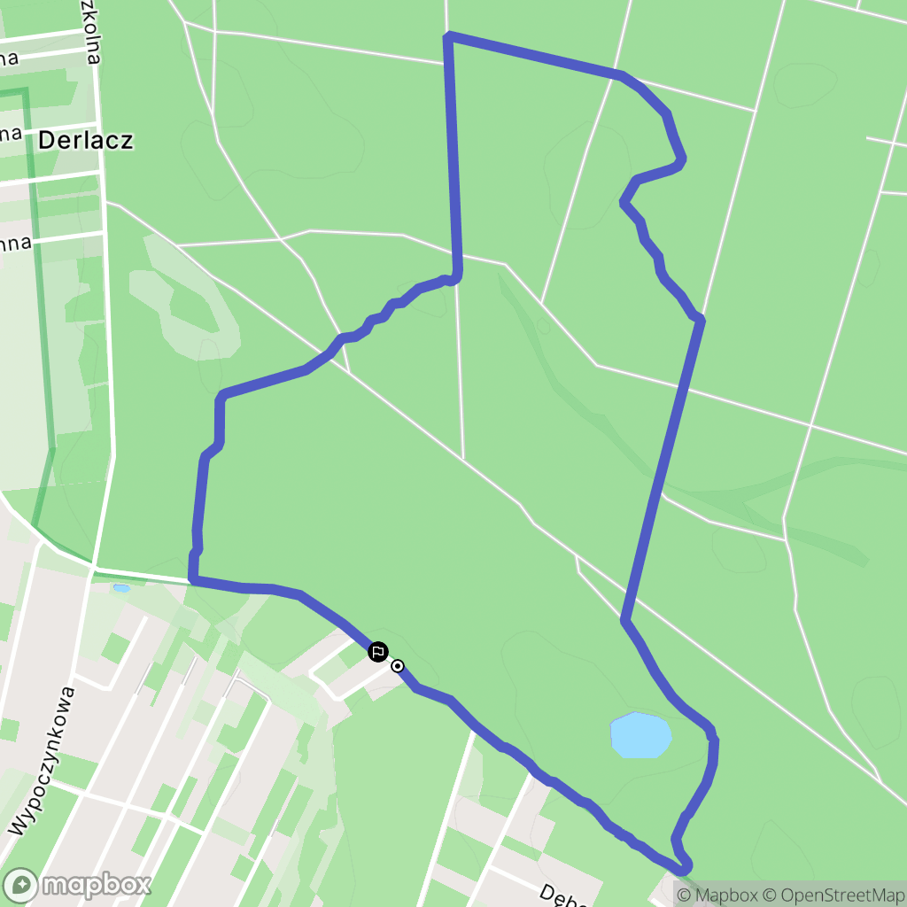 Chotomów: mapa trasy - Poland