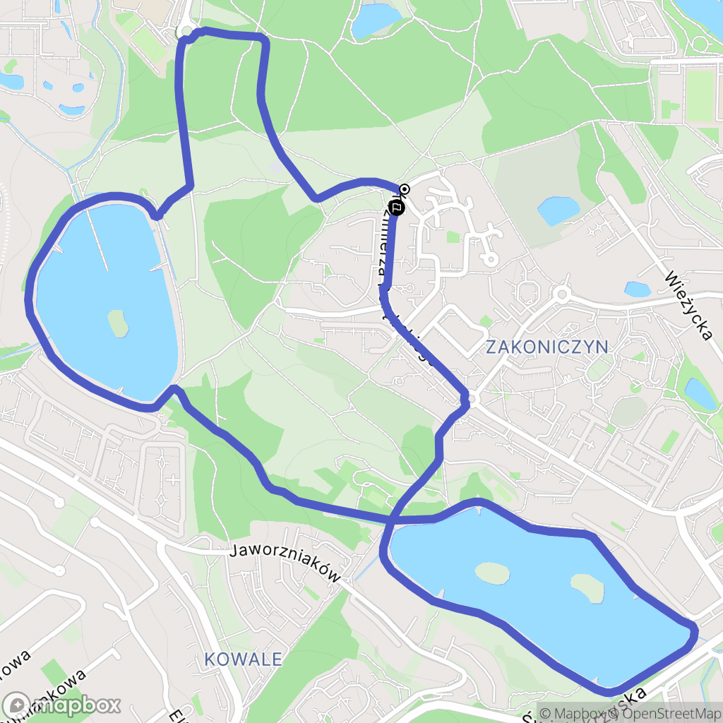 Gdańsk: mapa trasy - Poland