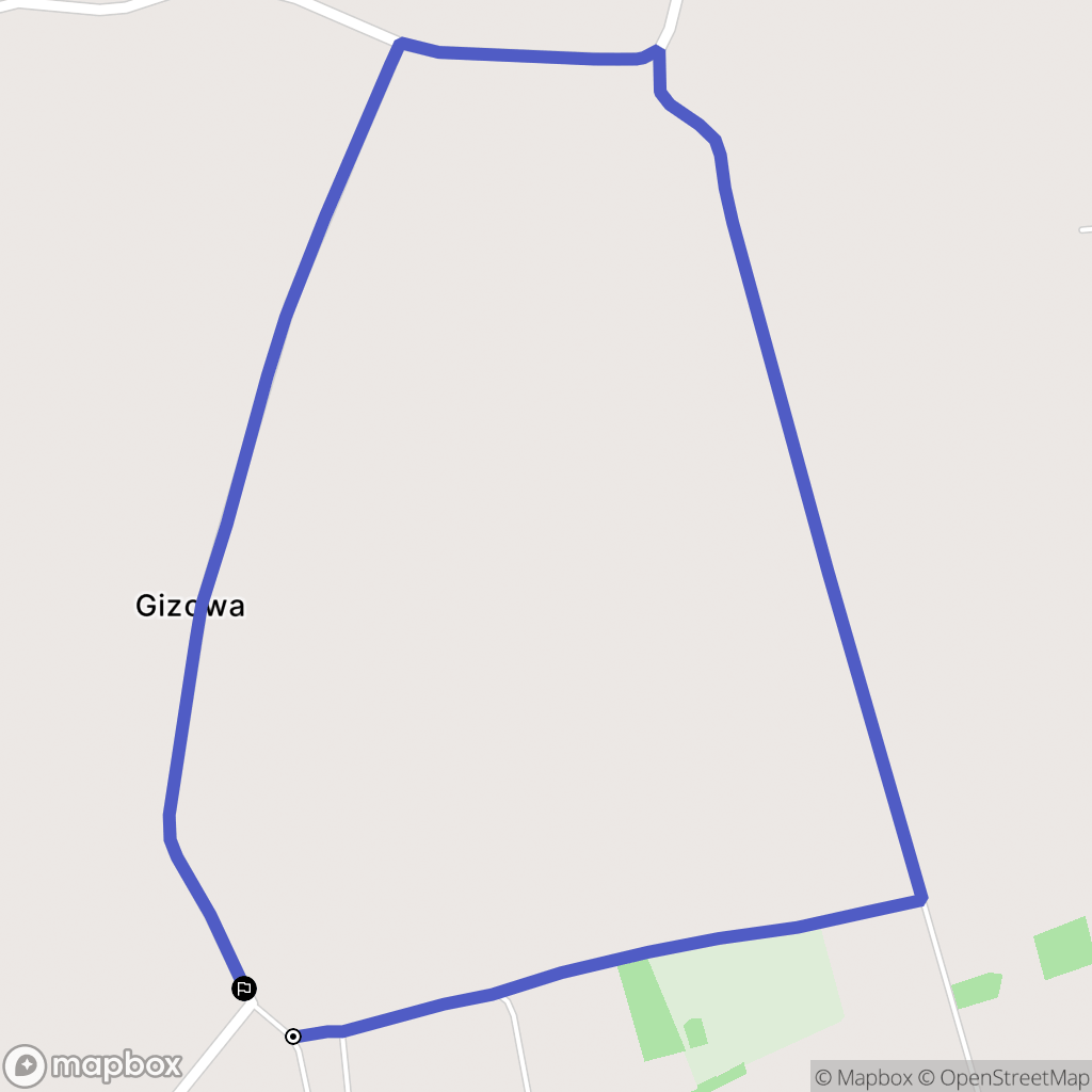 Borowa: mapa trasy - Poland
