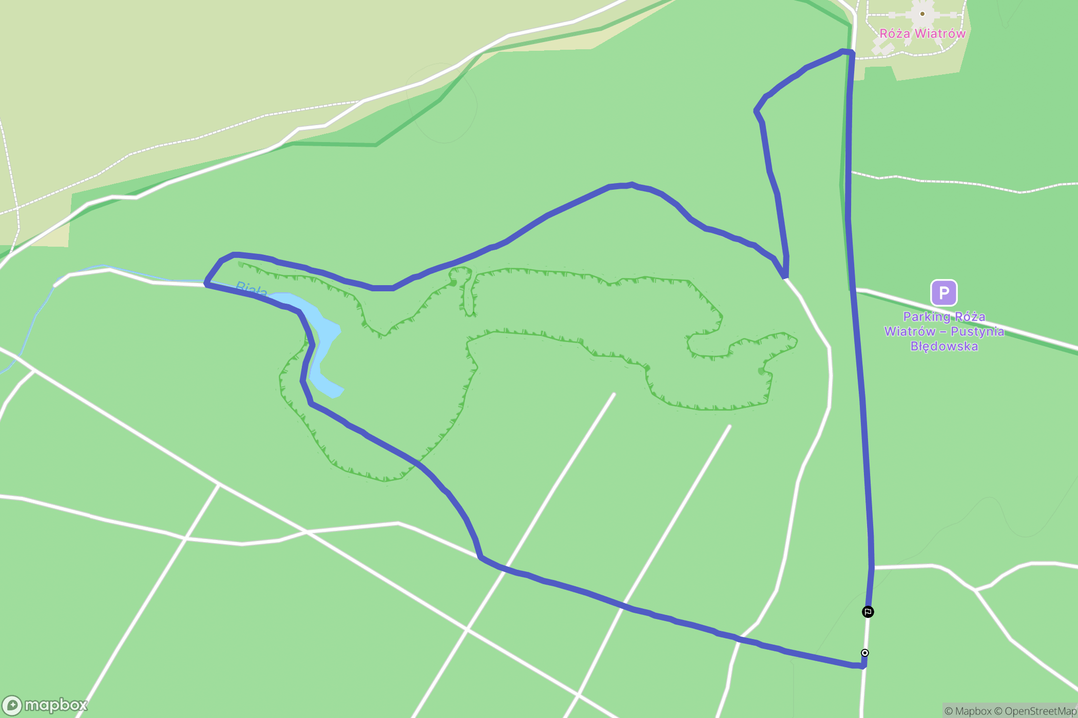 Klucze: mapa trasy - Poland