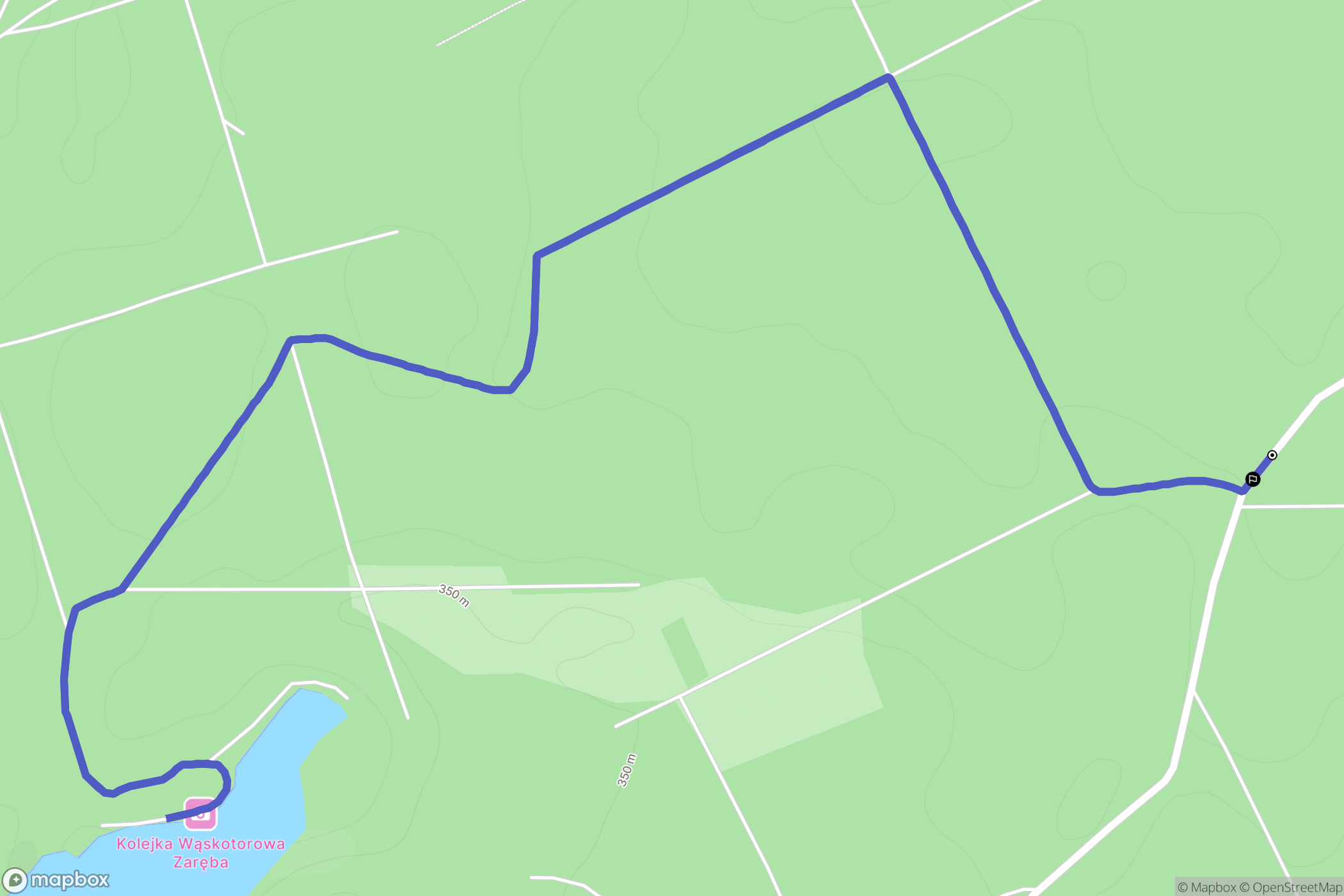 Siekierczyn: mapa trasy - Poland