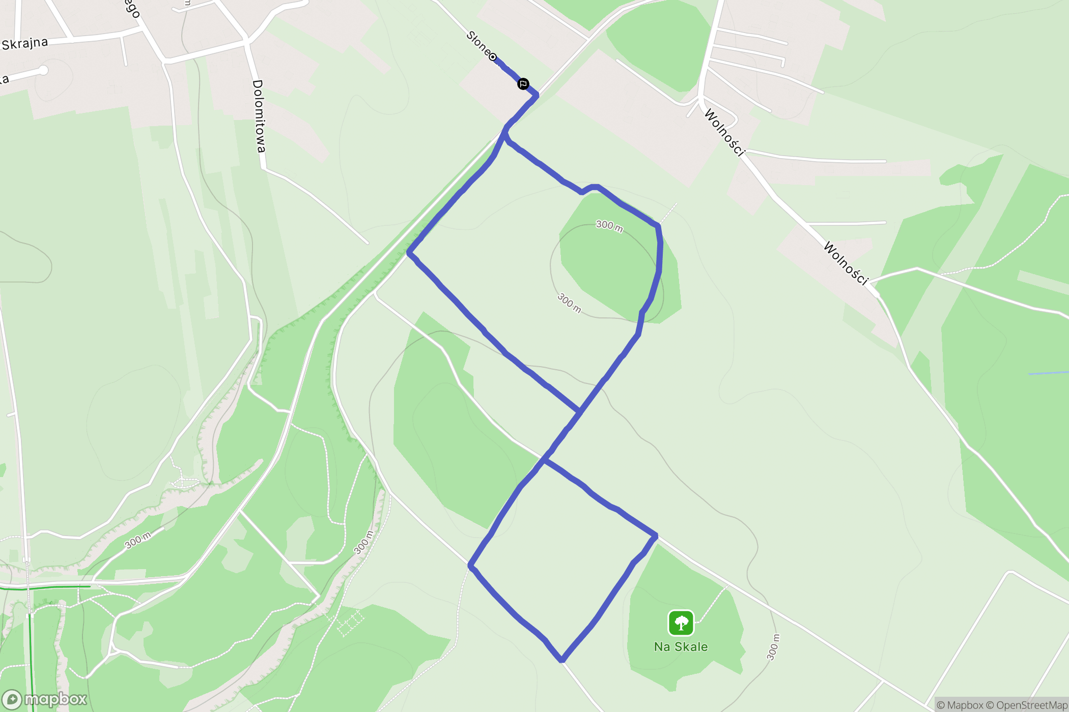 Jaworzno: mapa trasy - Poland