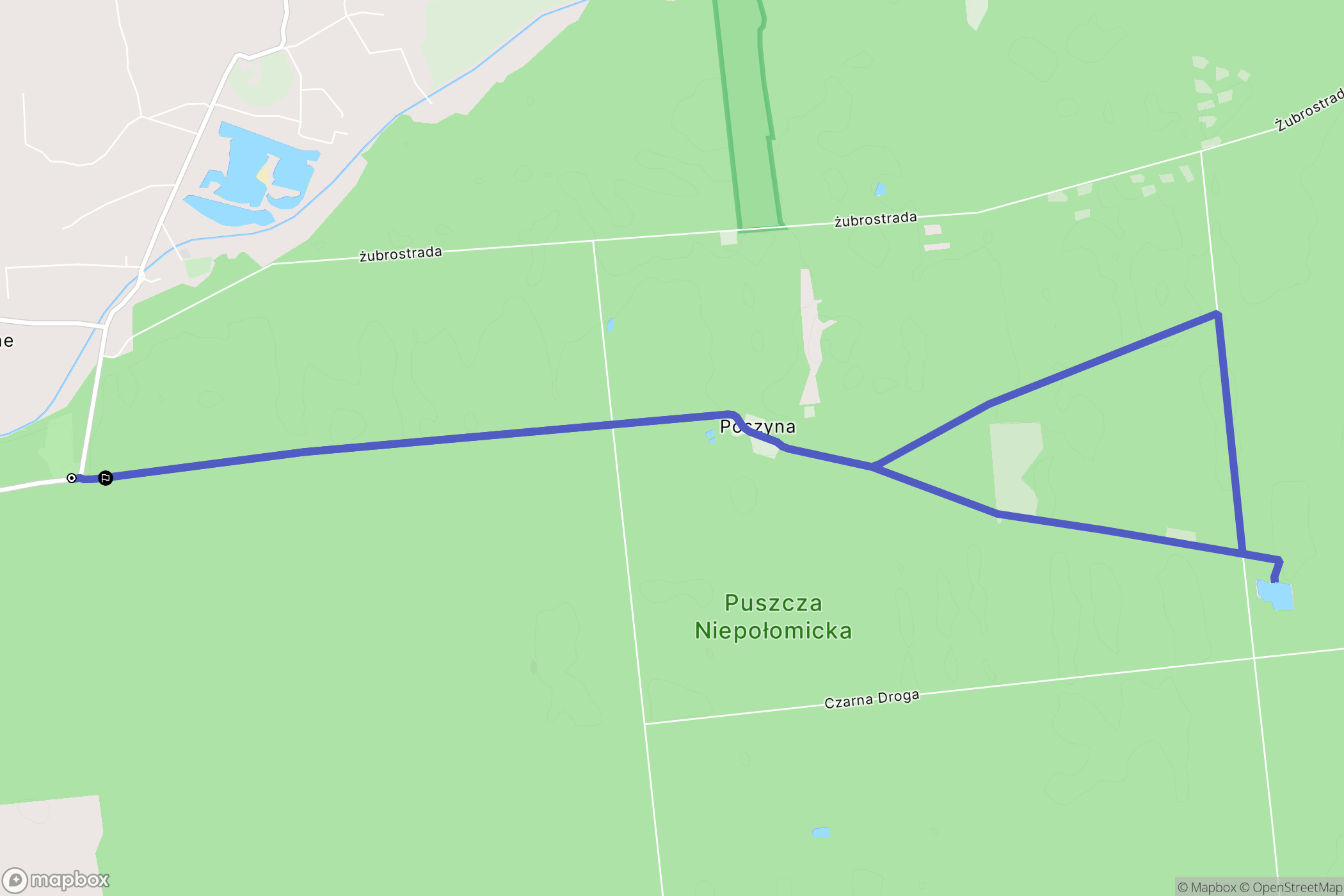 Wola Batorska: mapa trasy - Poland