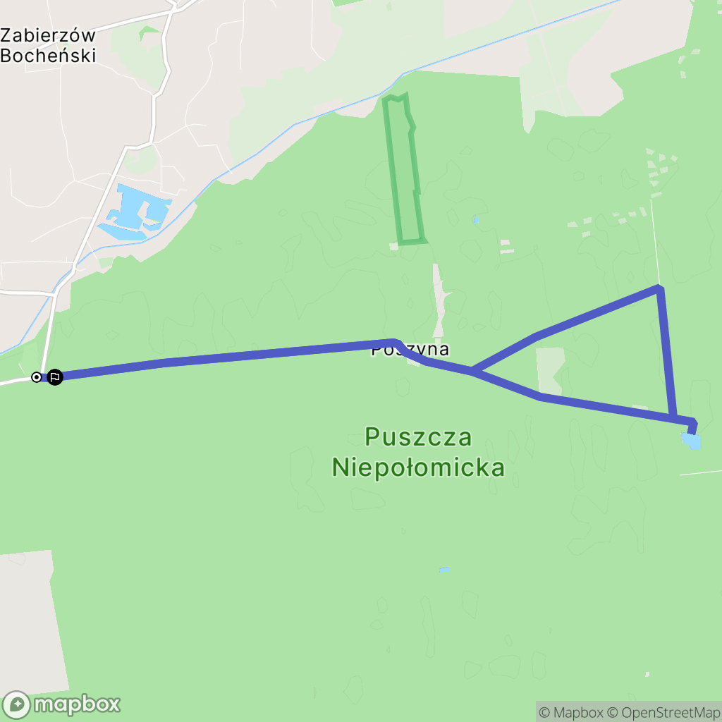 Wola Batorska: mapa trasy - Poland