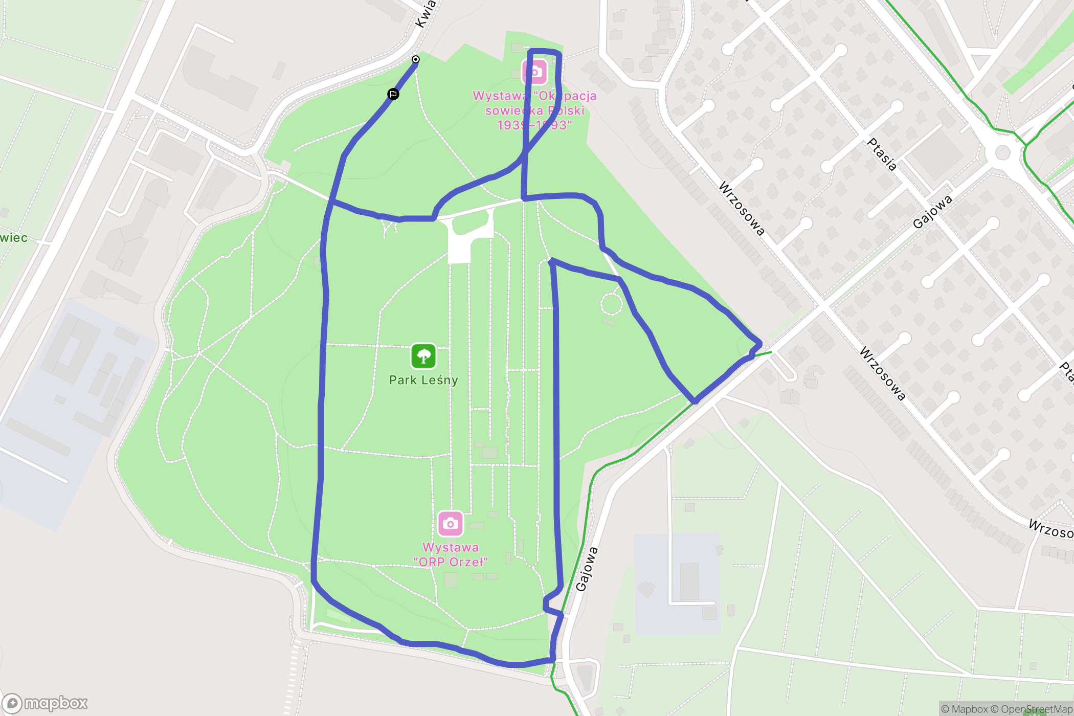 Lubin: mapa trasy - Poland