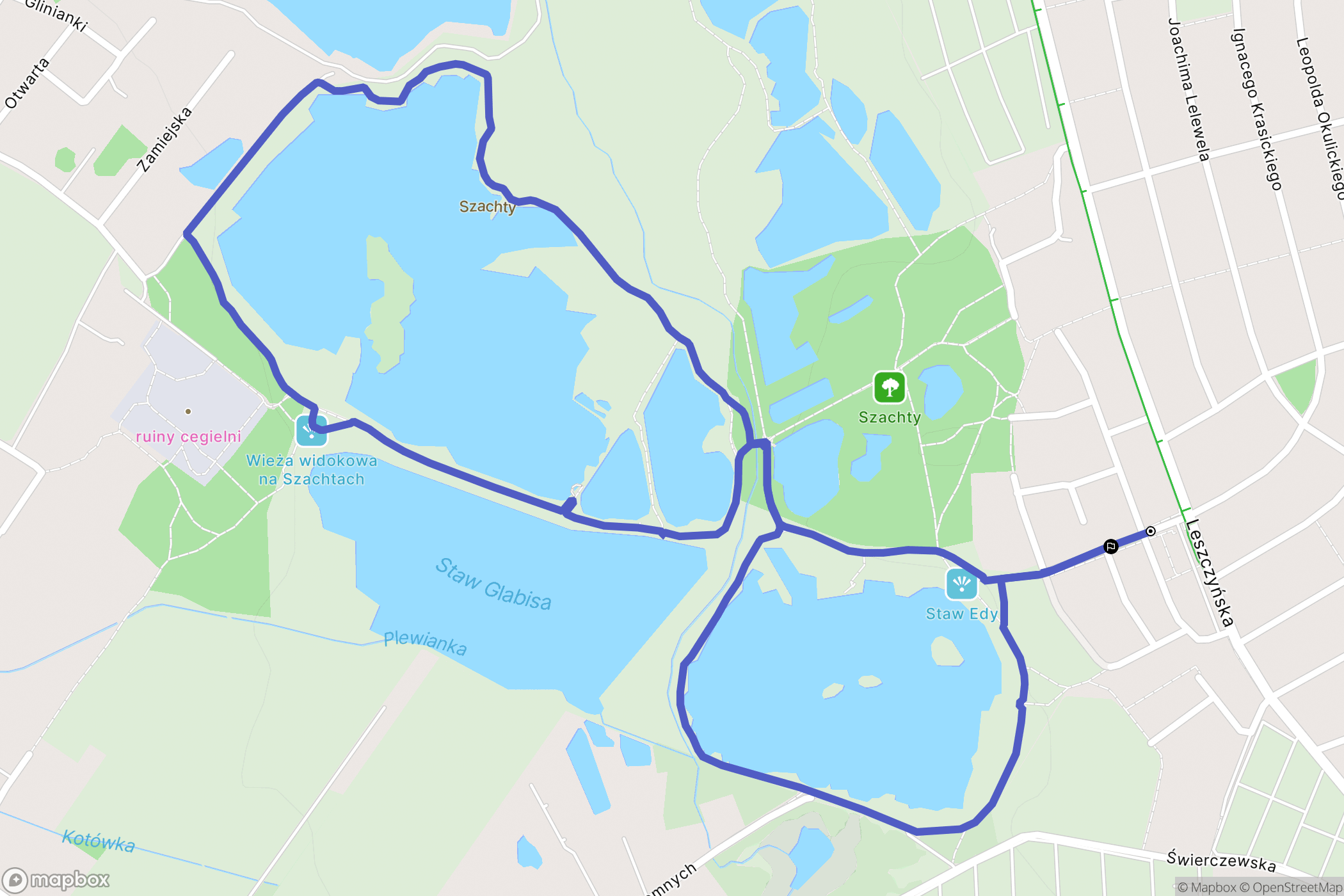 Poznań: mapa trasy - Poland