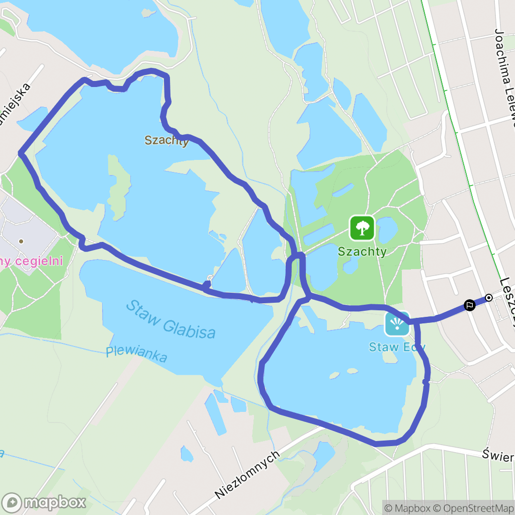 Poznań: mapa trasy - Poland