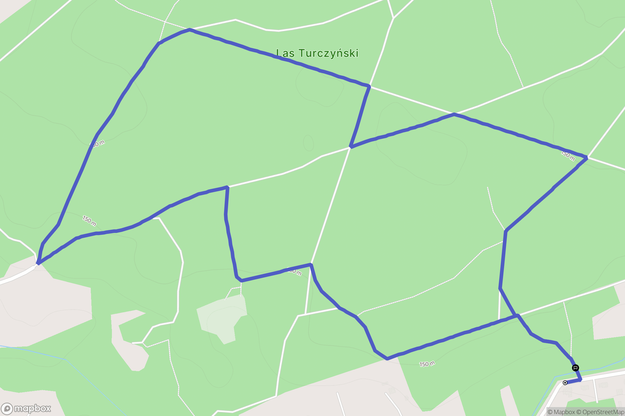Kleosin: mapa trasy - Poland