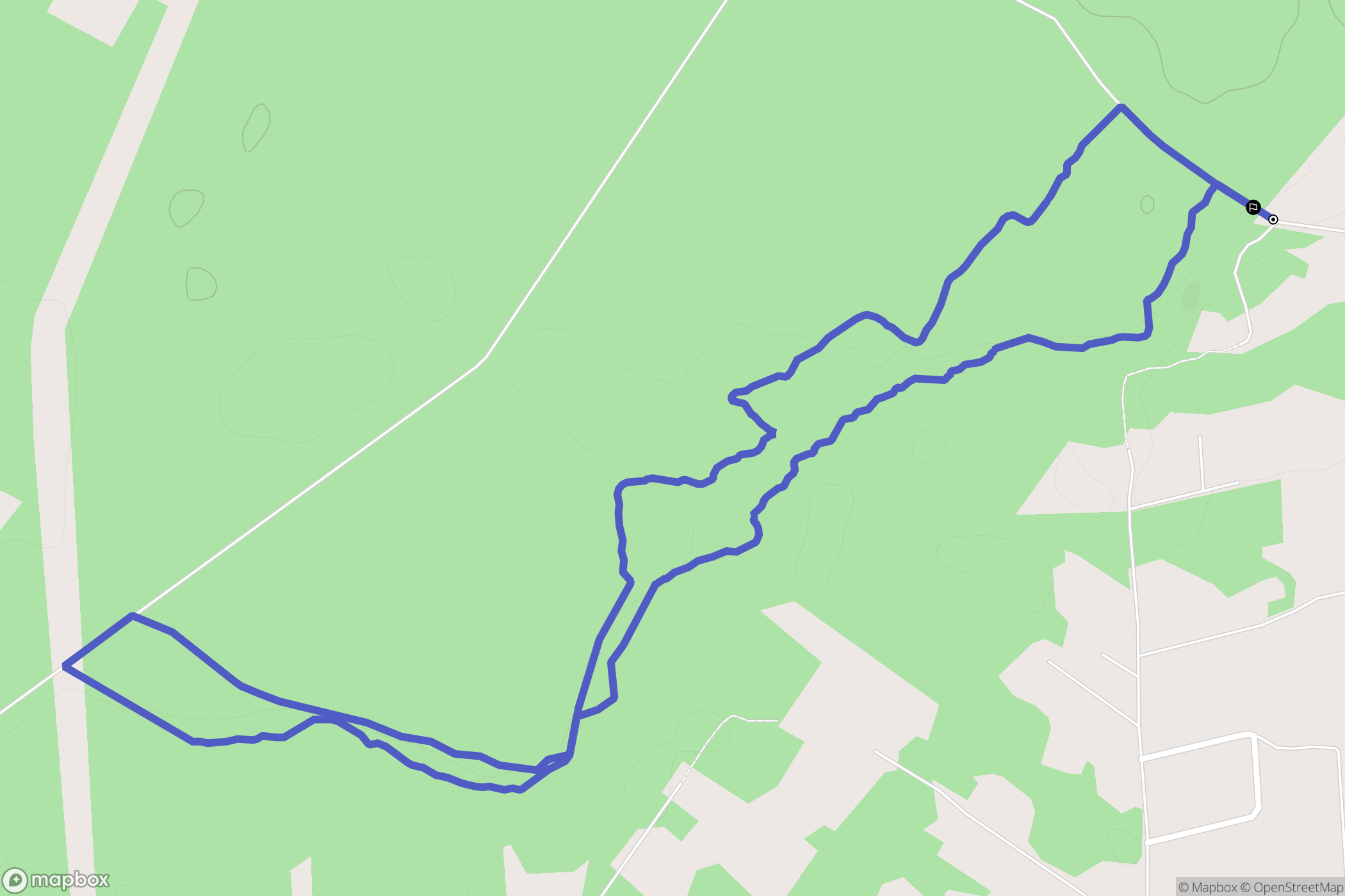 Karolew: mapa trasy - Poland
