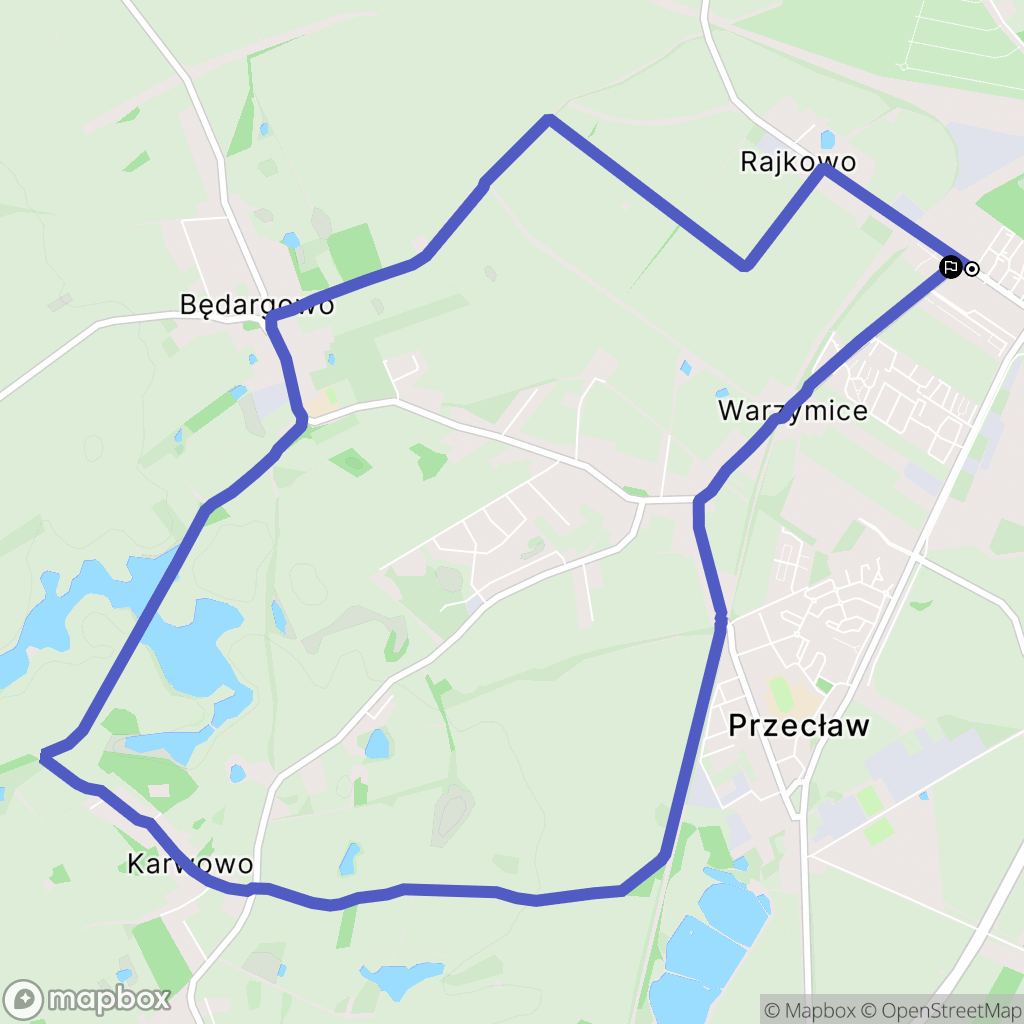 Szczecin: mapa trasy - Poland