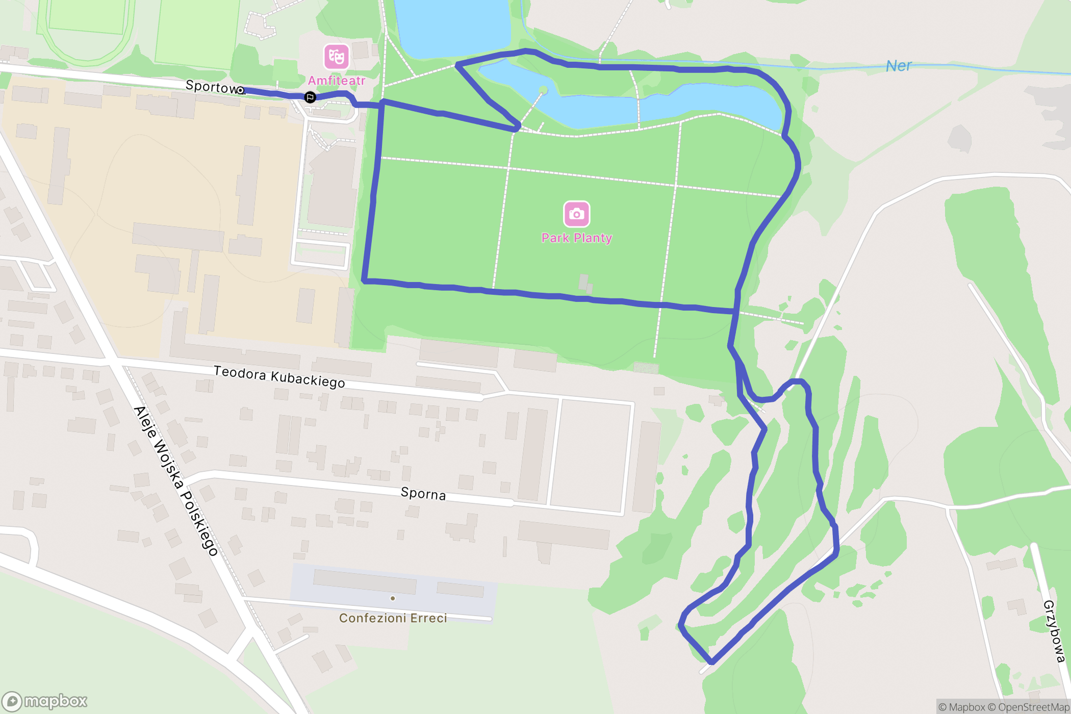Pleszew: mapa trasy - Poland