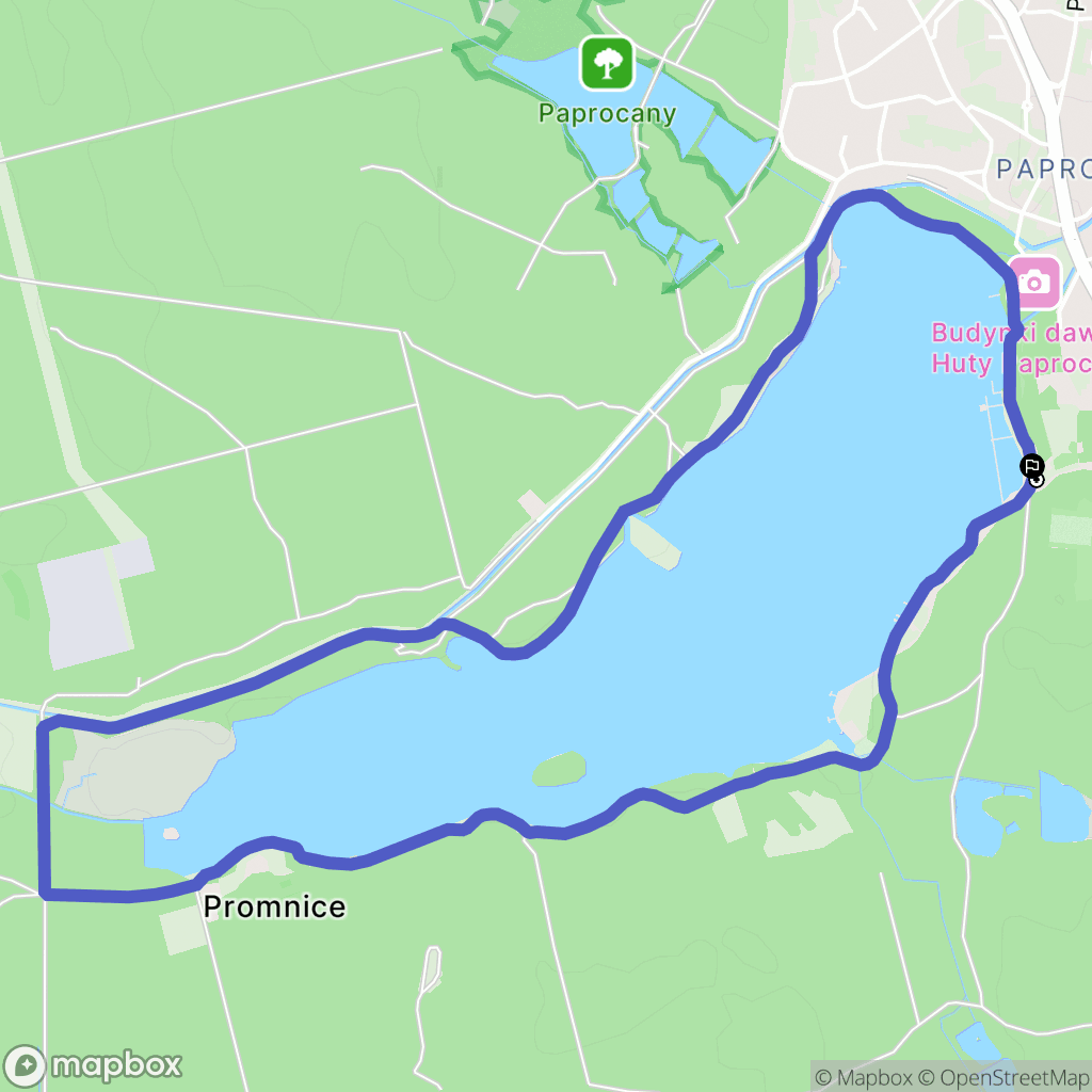 Tychy: mapa trasy - Poland