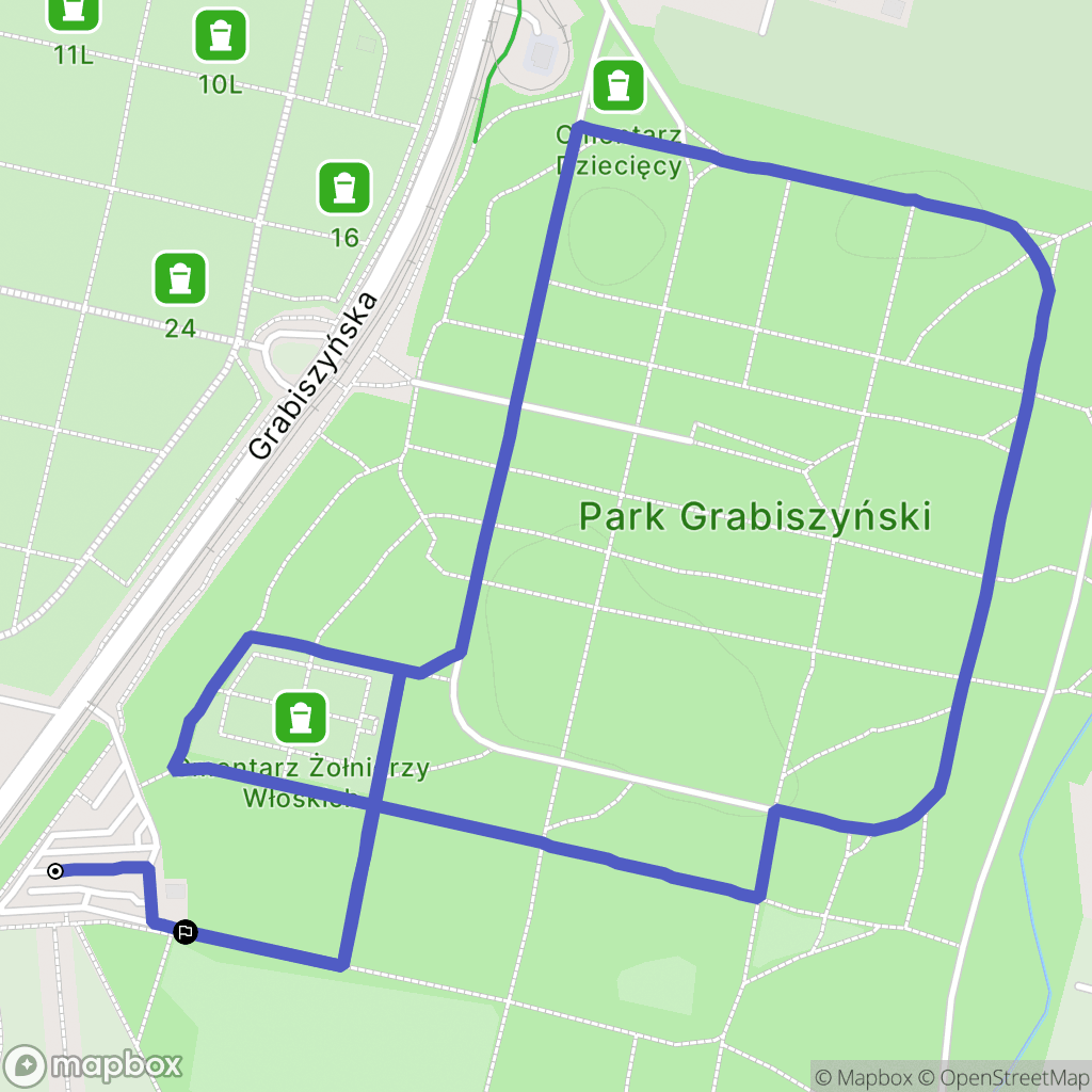 Wrocław: mapa trasy - Poland