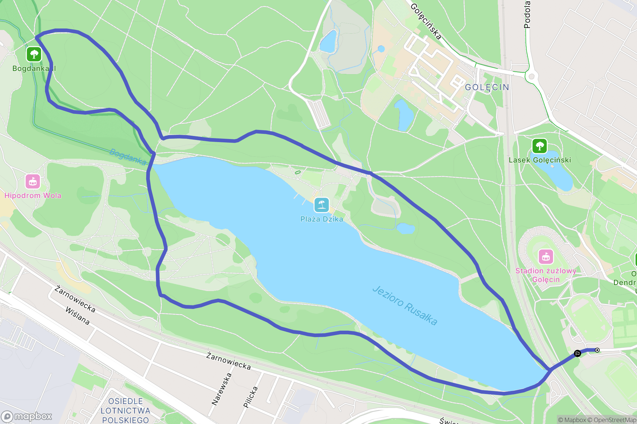 Poznań: mapa trasy - Poland