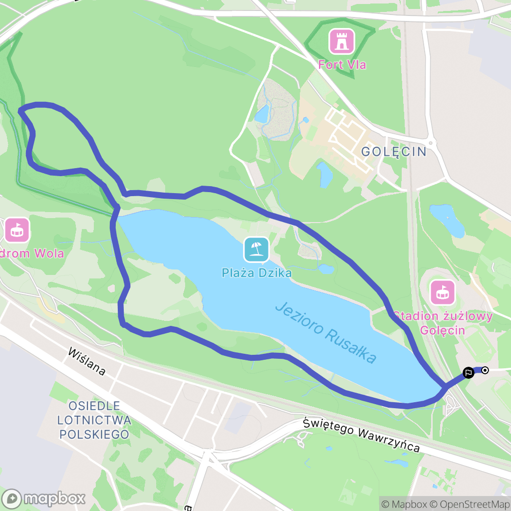 Poznań: mapa trasy - Poland