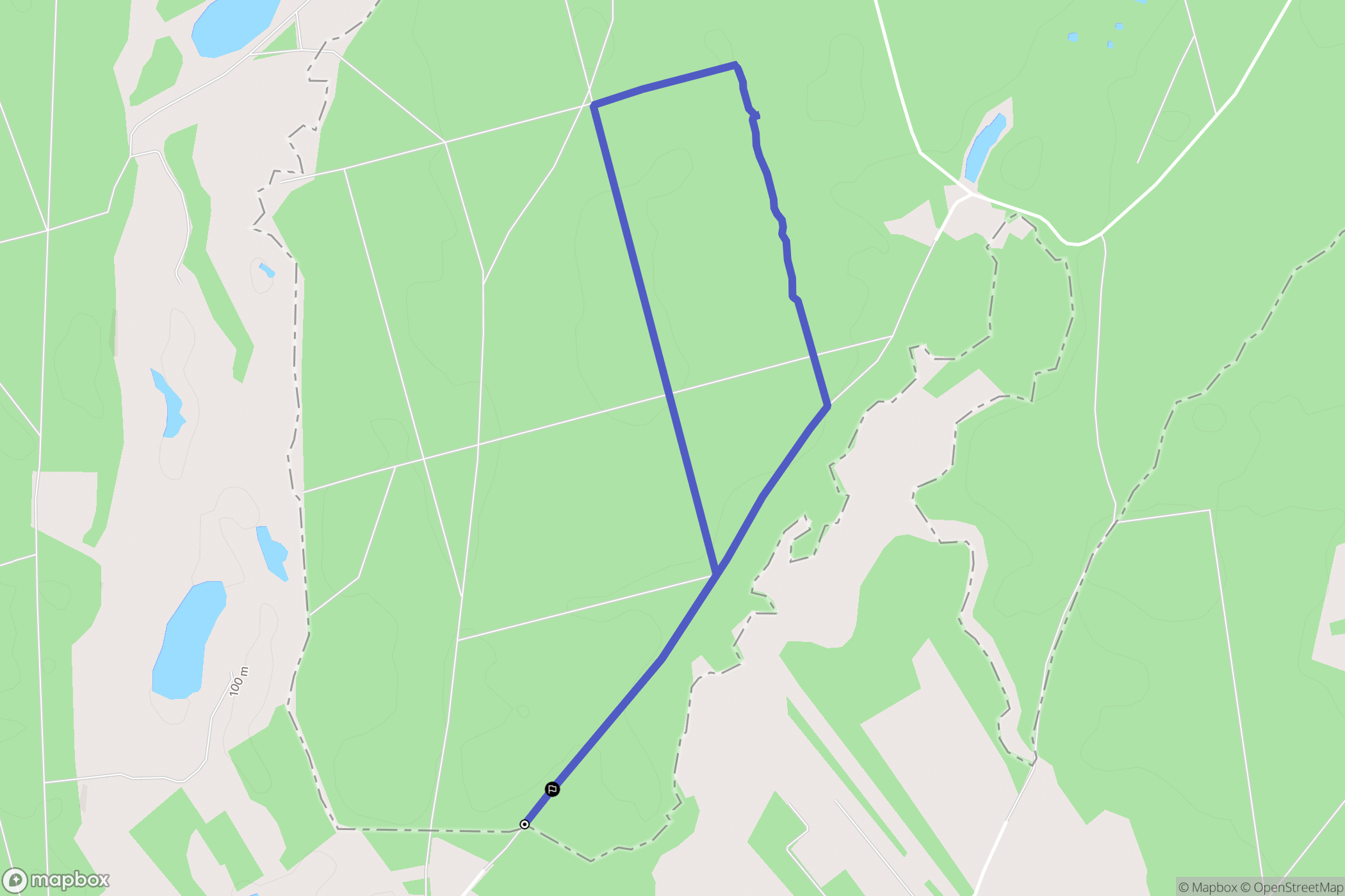Sarnówko: mapa trasy - Poland
