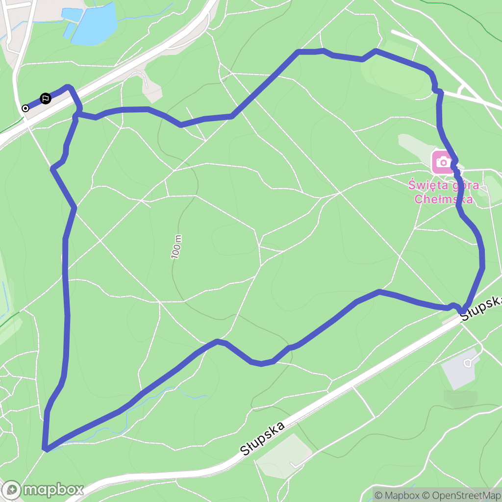 Koszalin: mapa trasy - Poland