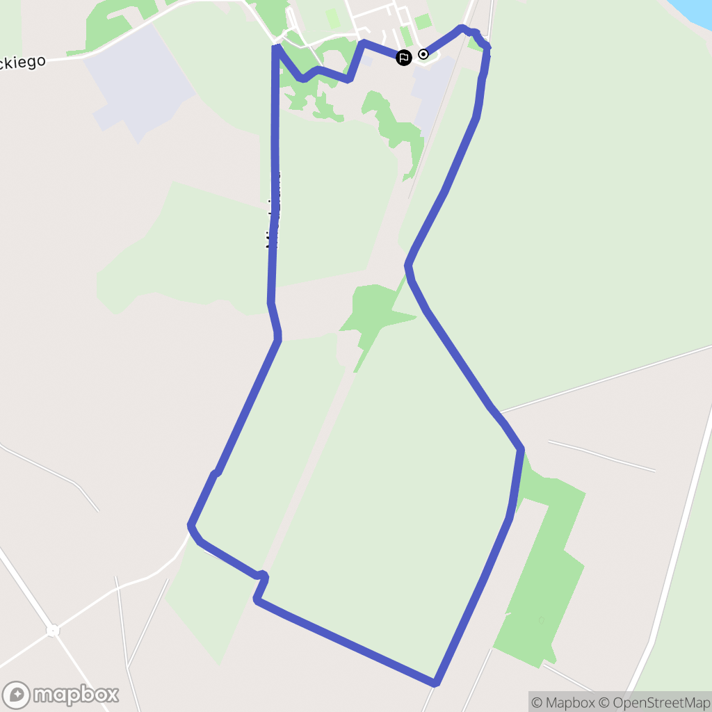 Stargard: mapa trasy - Poland
