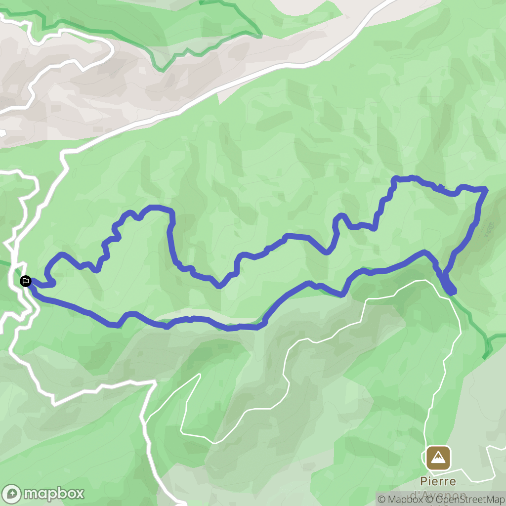 Bormes-les-Mimosas : carte du parcours de randonnée - France