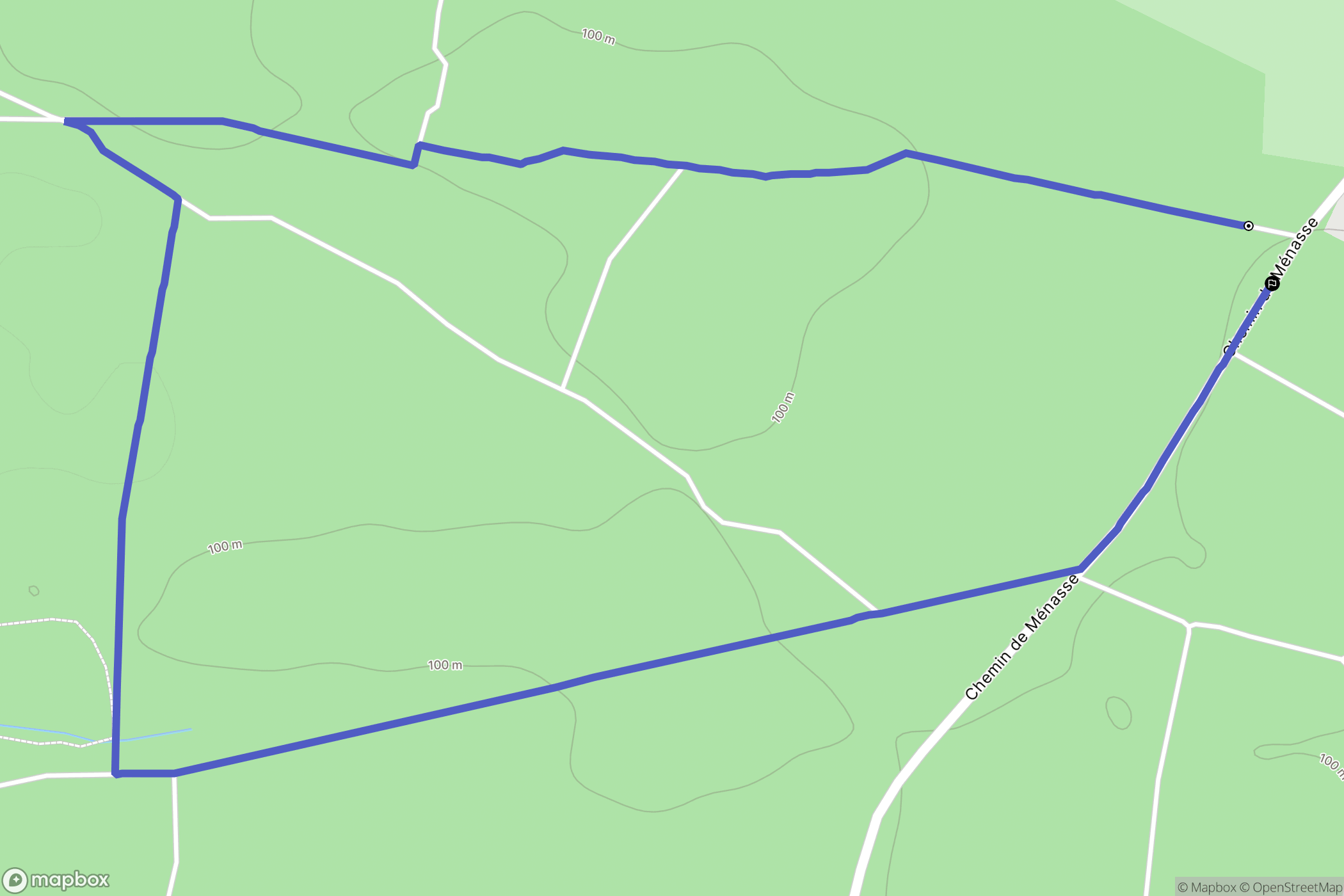 Saint-Pierre-du-Mont : carte du parcours de randonnée - France