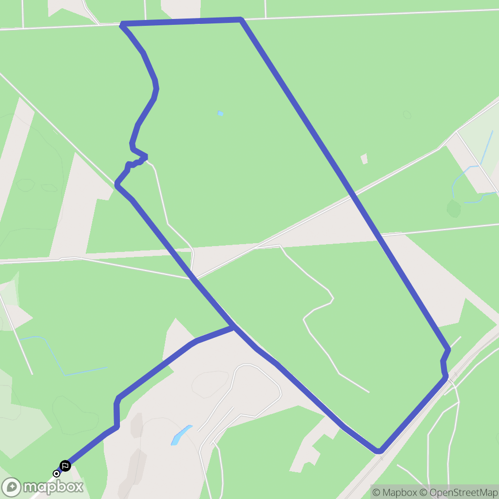 Libiąż: mapa trasy - Poland