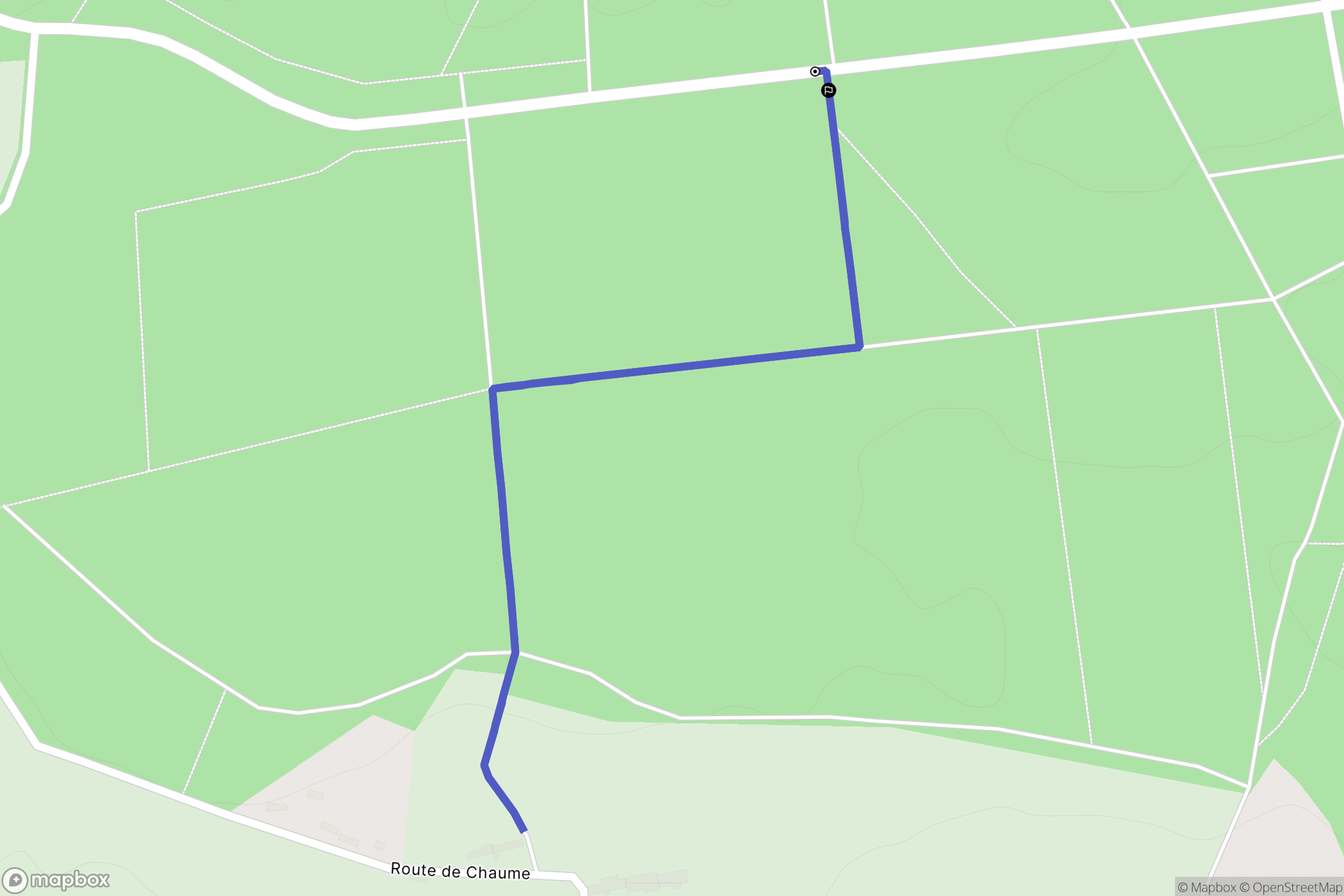 Varennes-Vauzelles : carte du parcours de randonnée - France