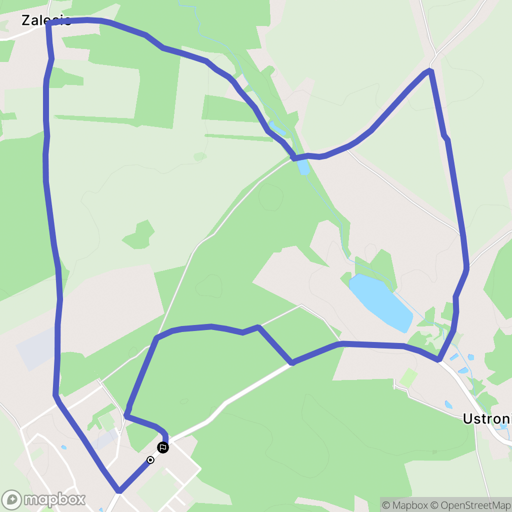 Składowice: mapa trasy - Poland