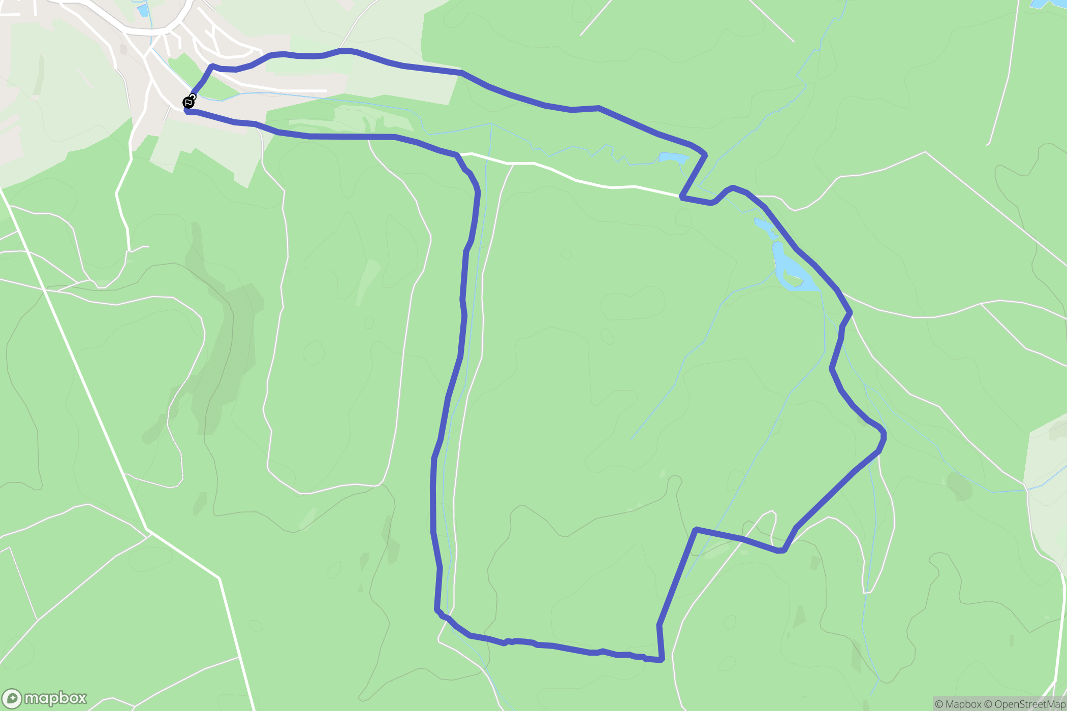 Deyvillers : carte du parcours de randonnée - France