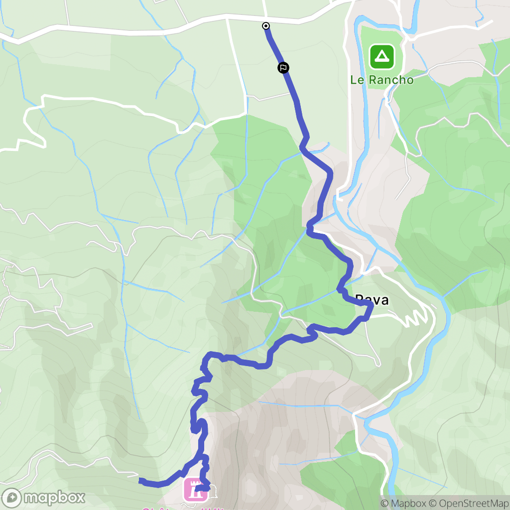Argelès-sur-Mer : carte du parcours de randonnée - France