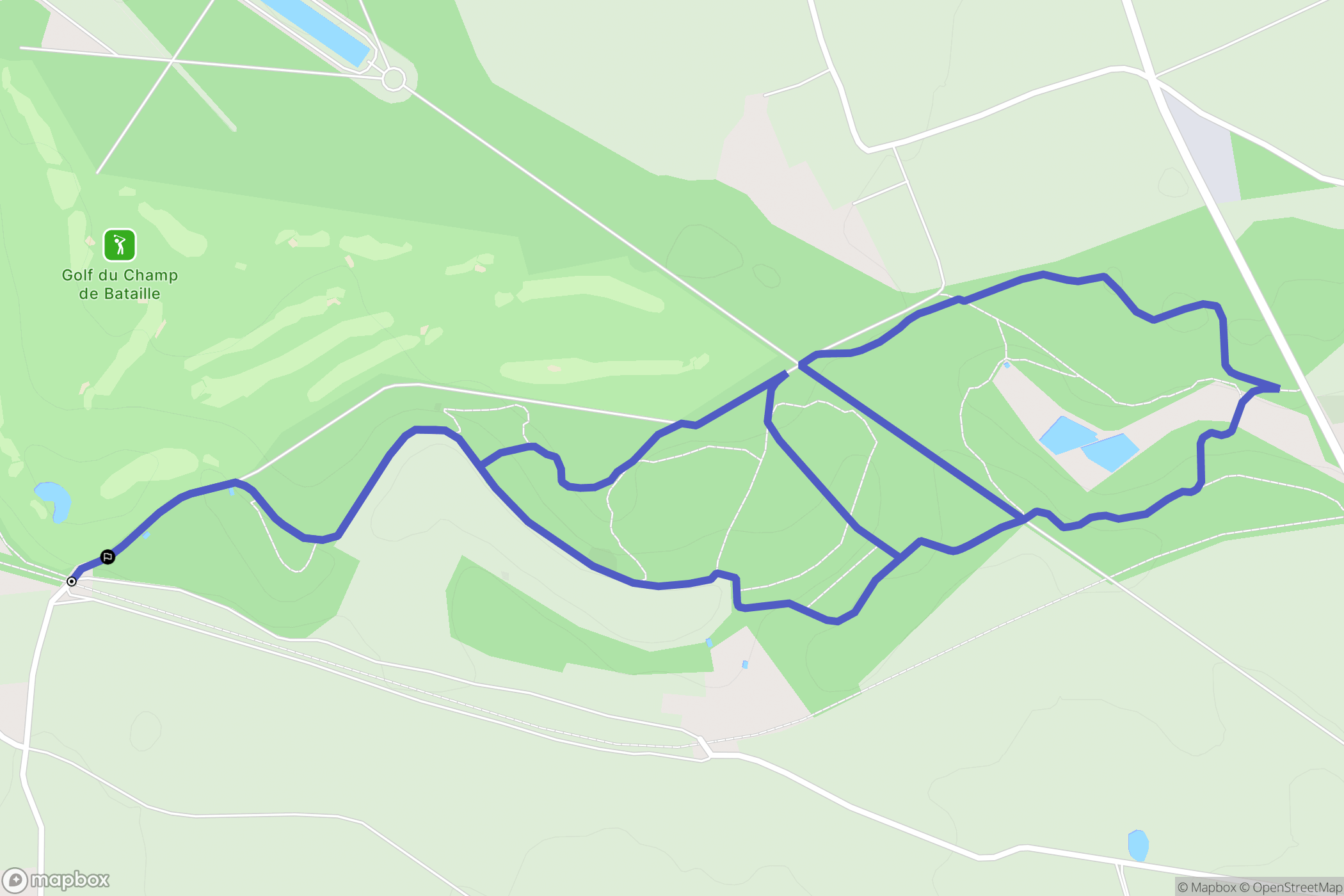 Villez-sur-le-Neubourg : carte du parcours de randonnée - France