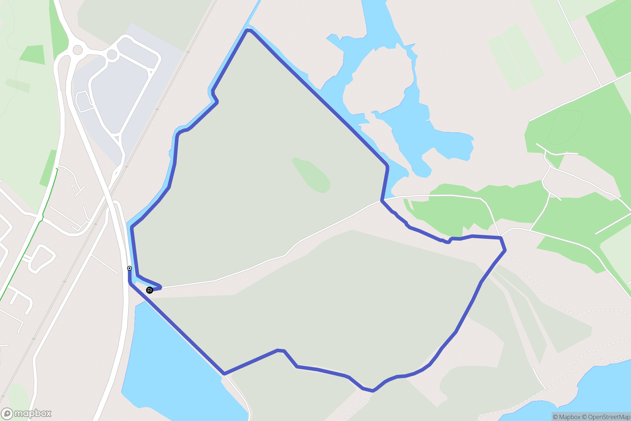 Frontignan : carte du parcours de randonnée - France
