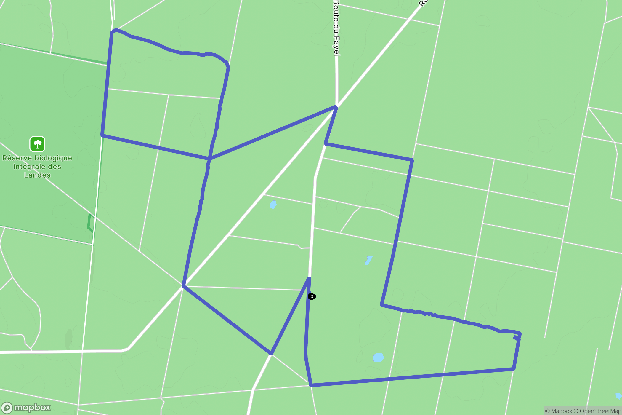 Arelaune-en-Seine : carte du parcours de randonnée - France