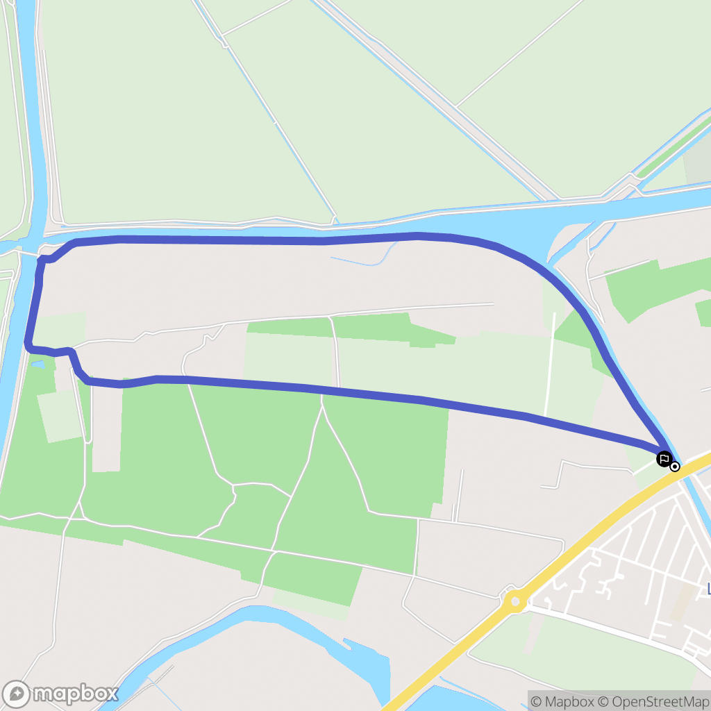 Aigues-Mortes : carte du parcours de randonnée - France