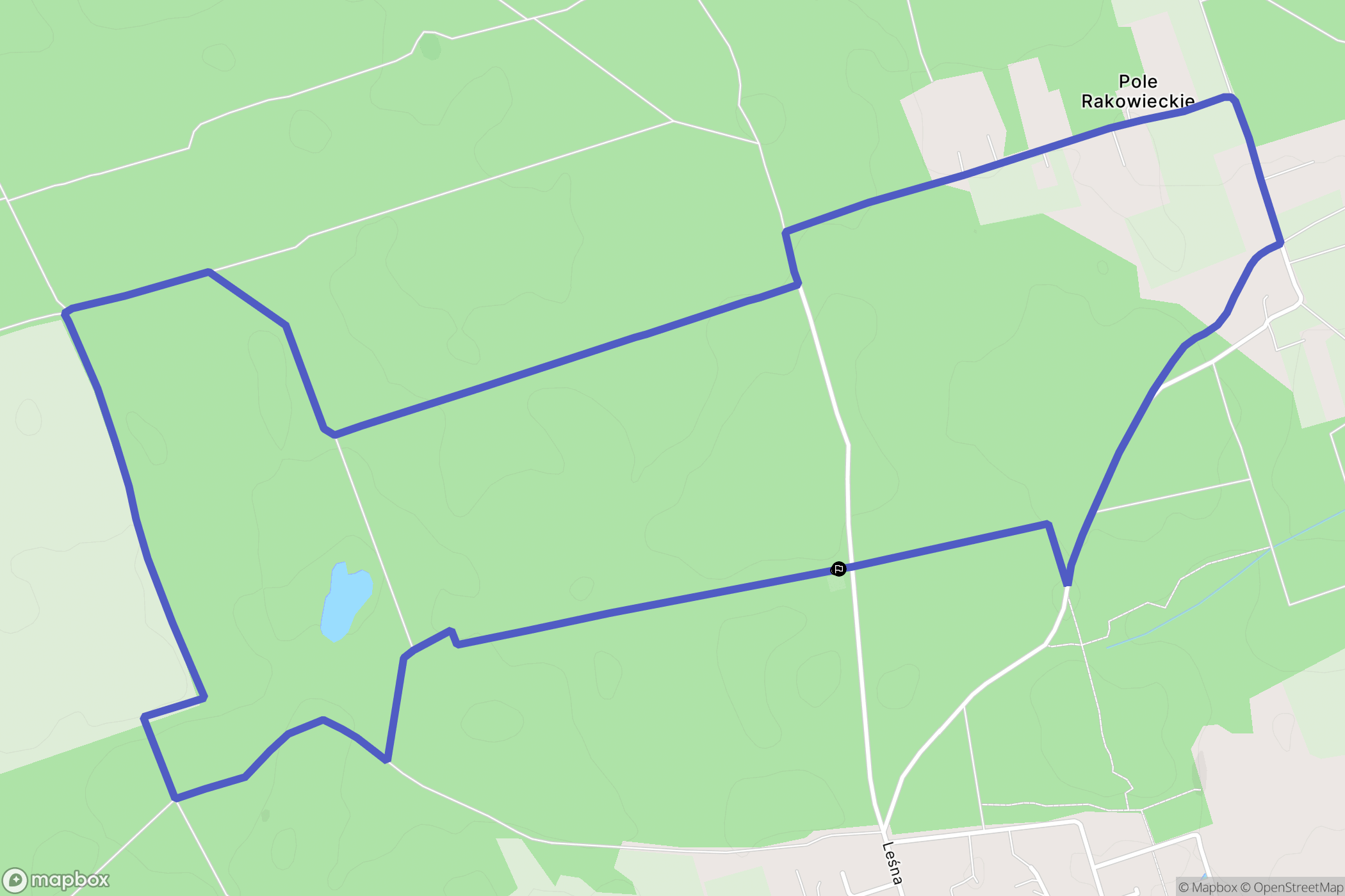 Rakowiec: mapa trasy - Poland