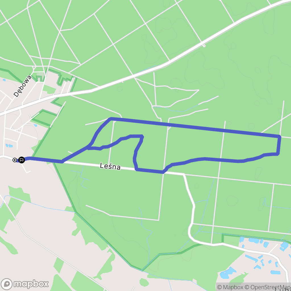 Lubsza: mapa trasy - Poland