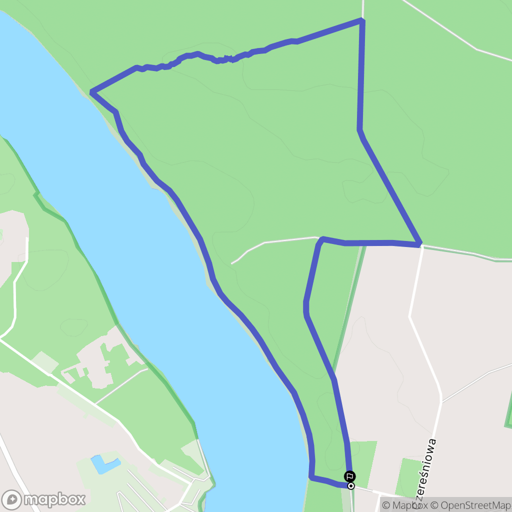 Dymaczewo Stare: mapa trasy - Poland
