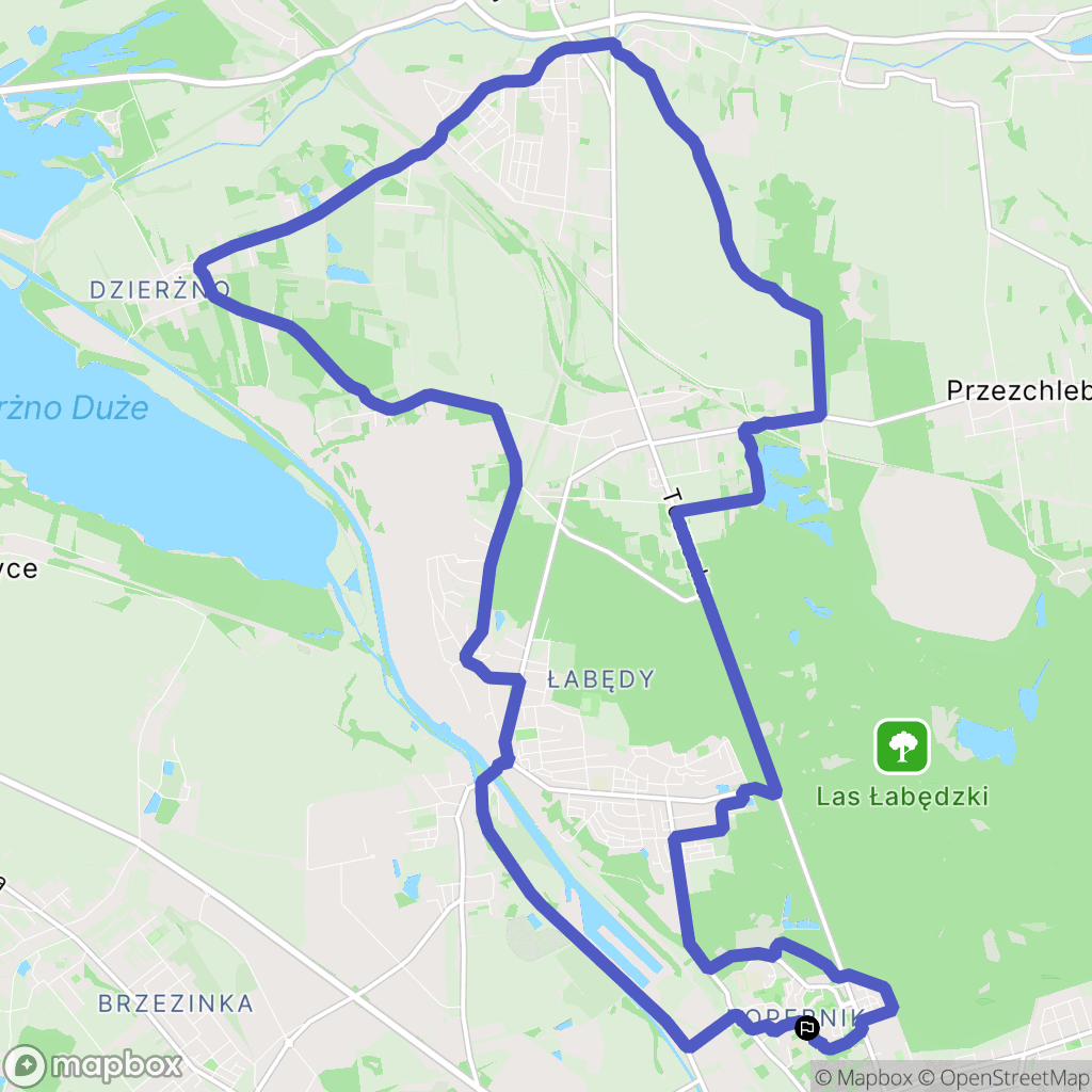 Gliwice: mapa trasy - Poland