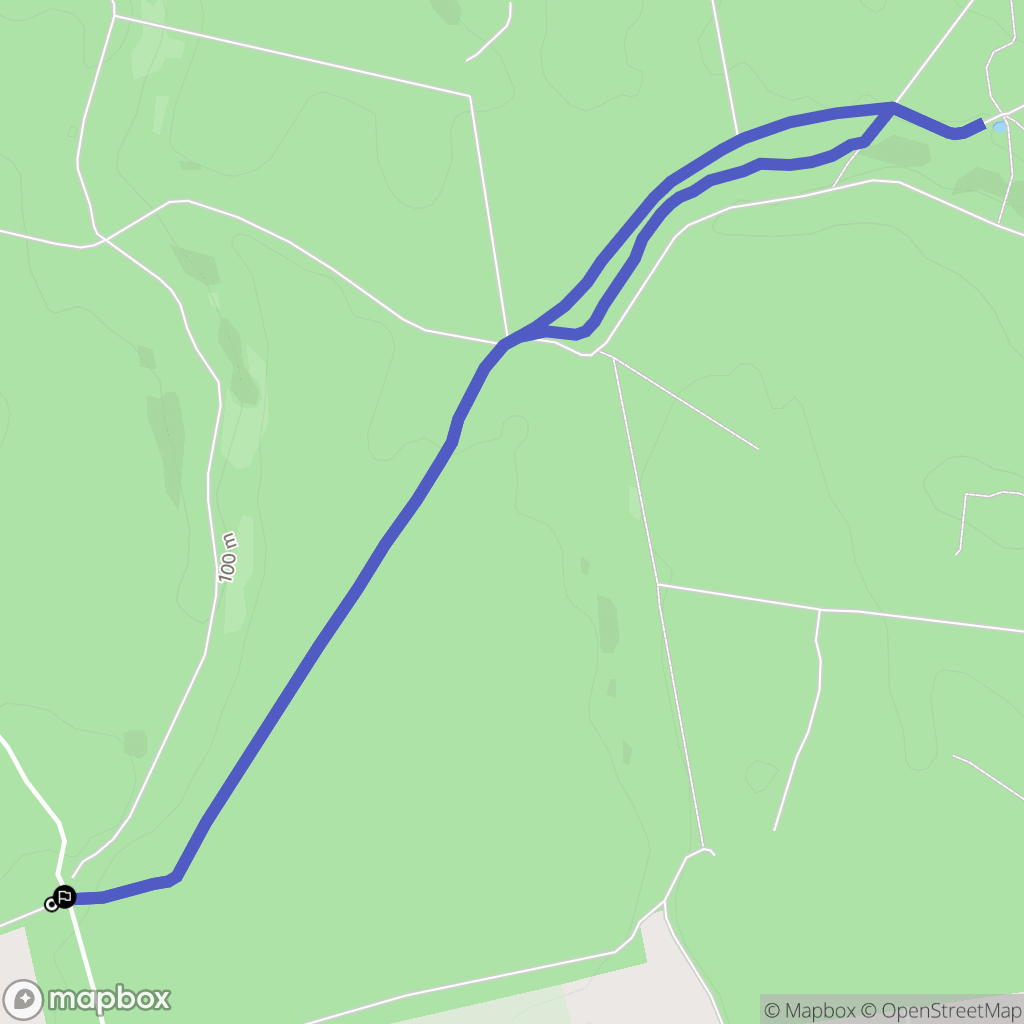 La Londe : carte du parcours de randonnée - France