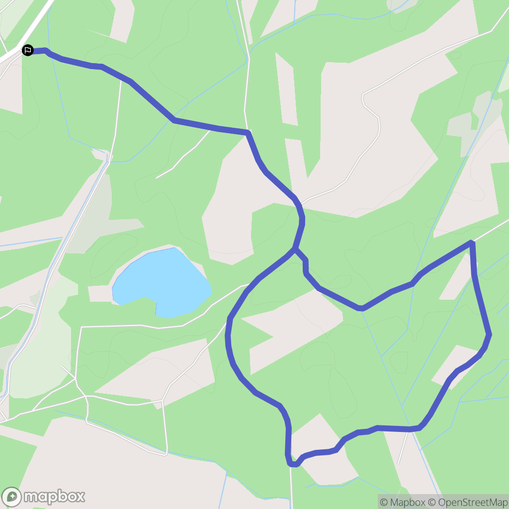 Libiąż: mapa trasy - Poland