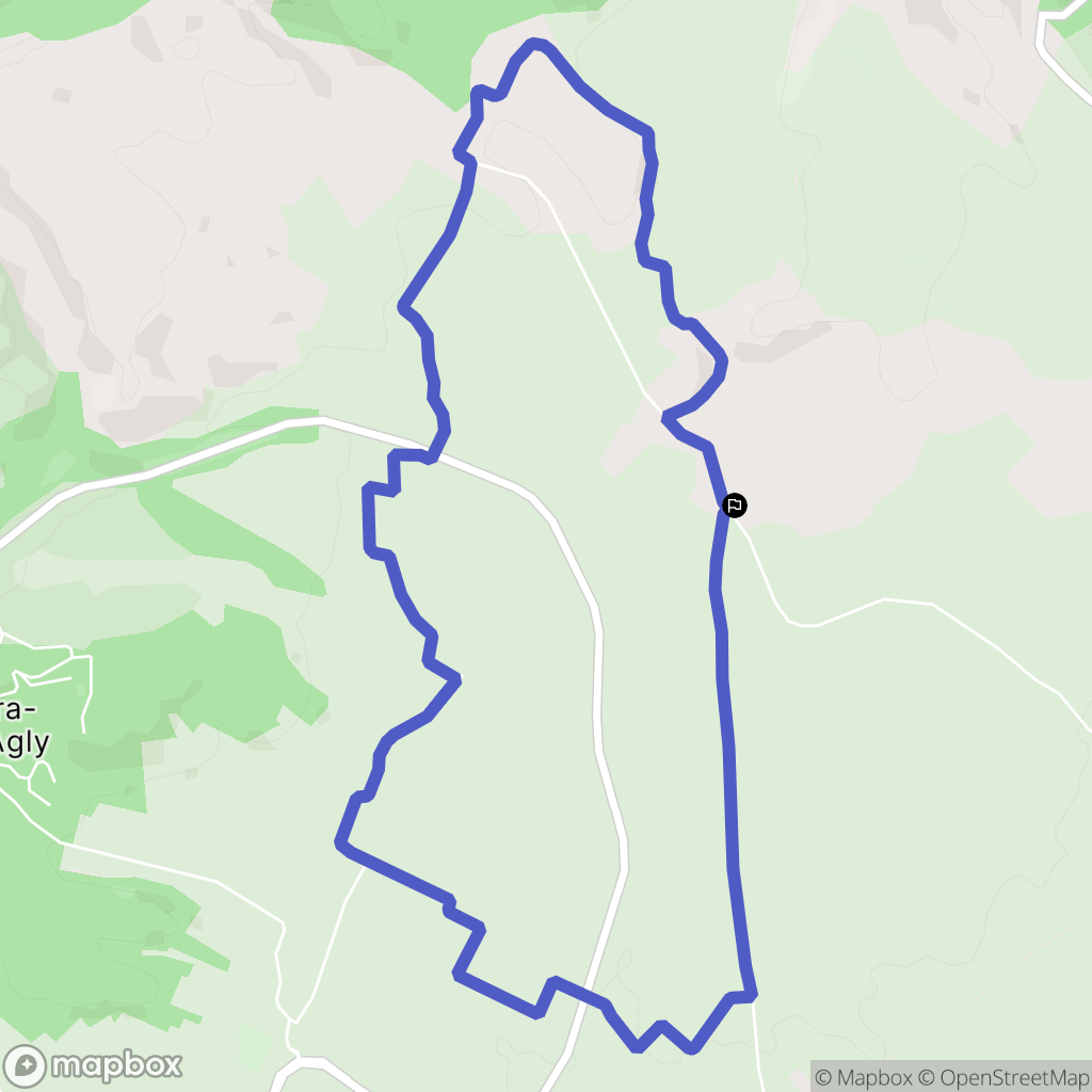 Salses-le-Château : carte du parcours de randonnée - France