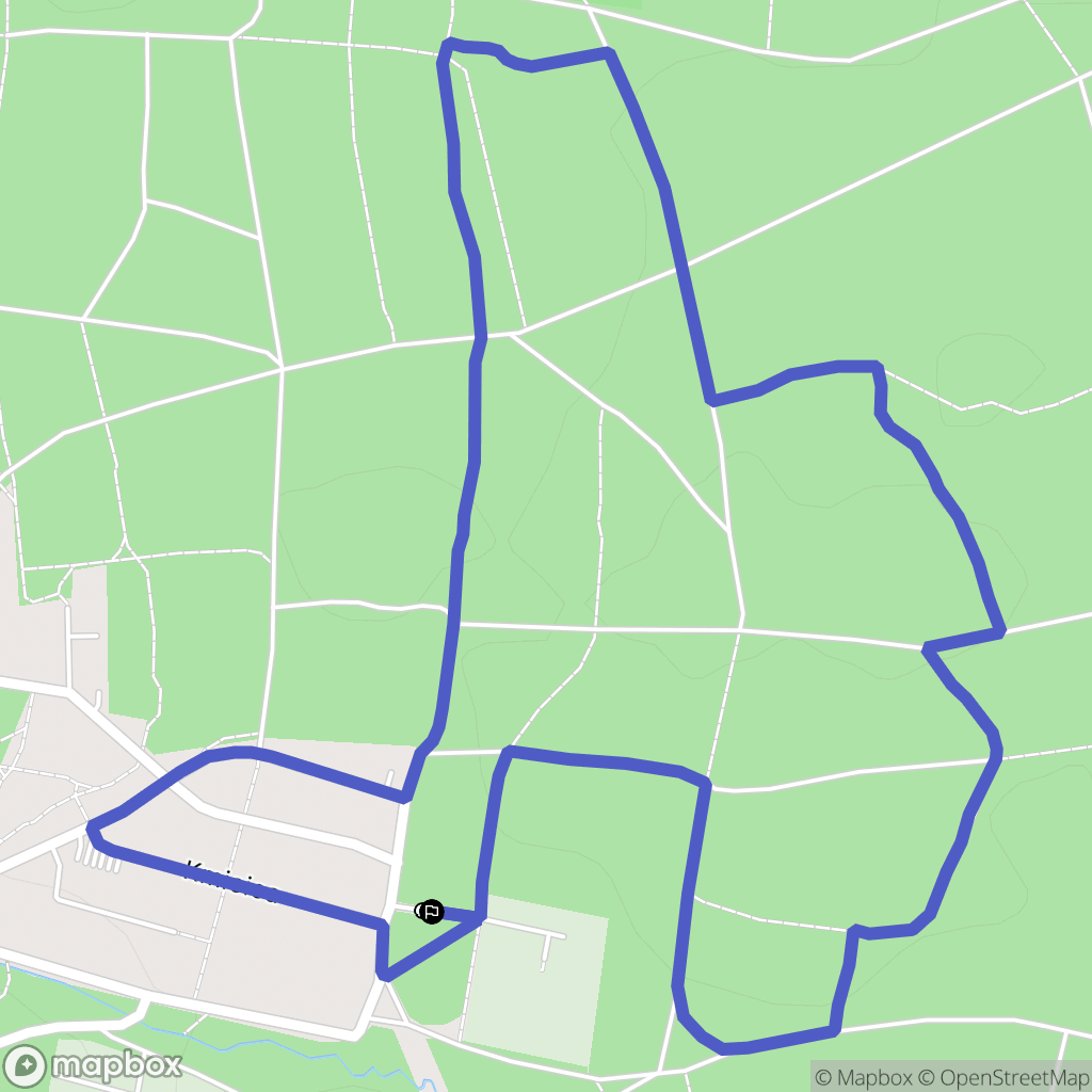 Zielona Góra: mapa trasy - Poland