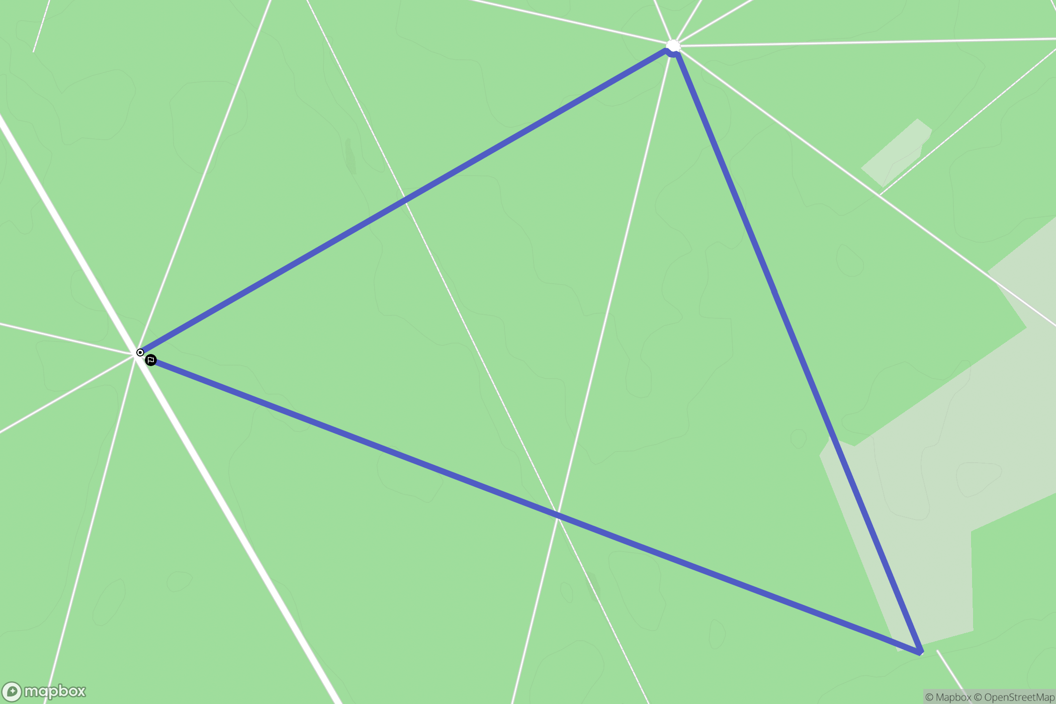 Cheillé : carte du parcours de randonnée - France