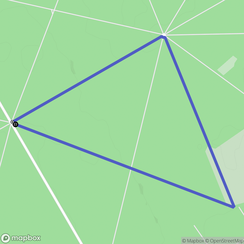 Cheillé : carte du parcours de randonnée - France