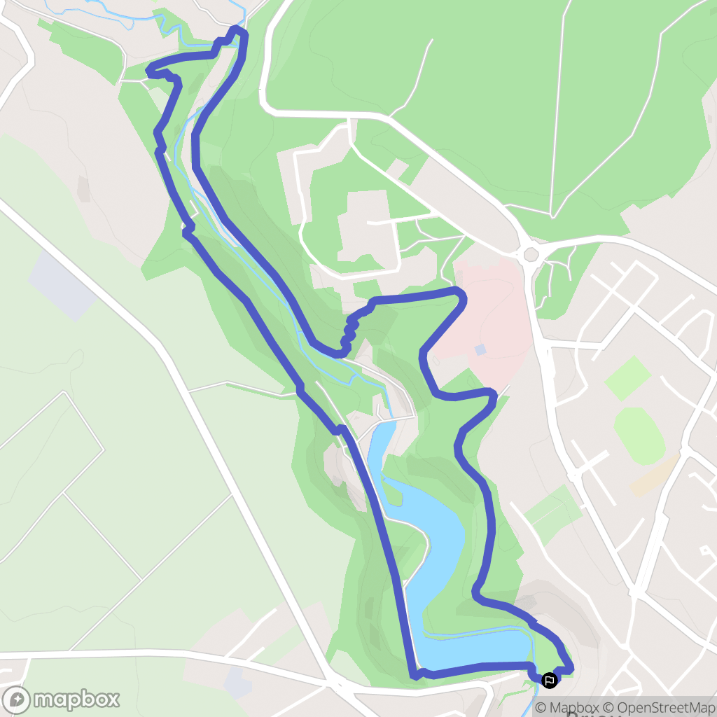 Val de Briey : carte du parcours de randonnée - France