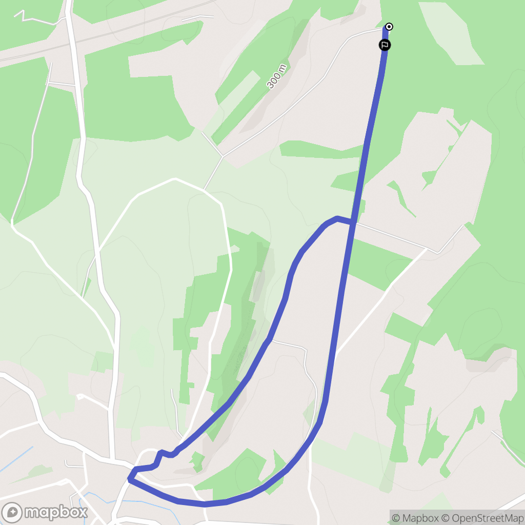 Rougemont : carte du parcours de randonnée - France