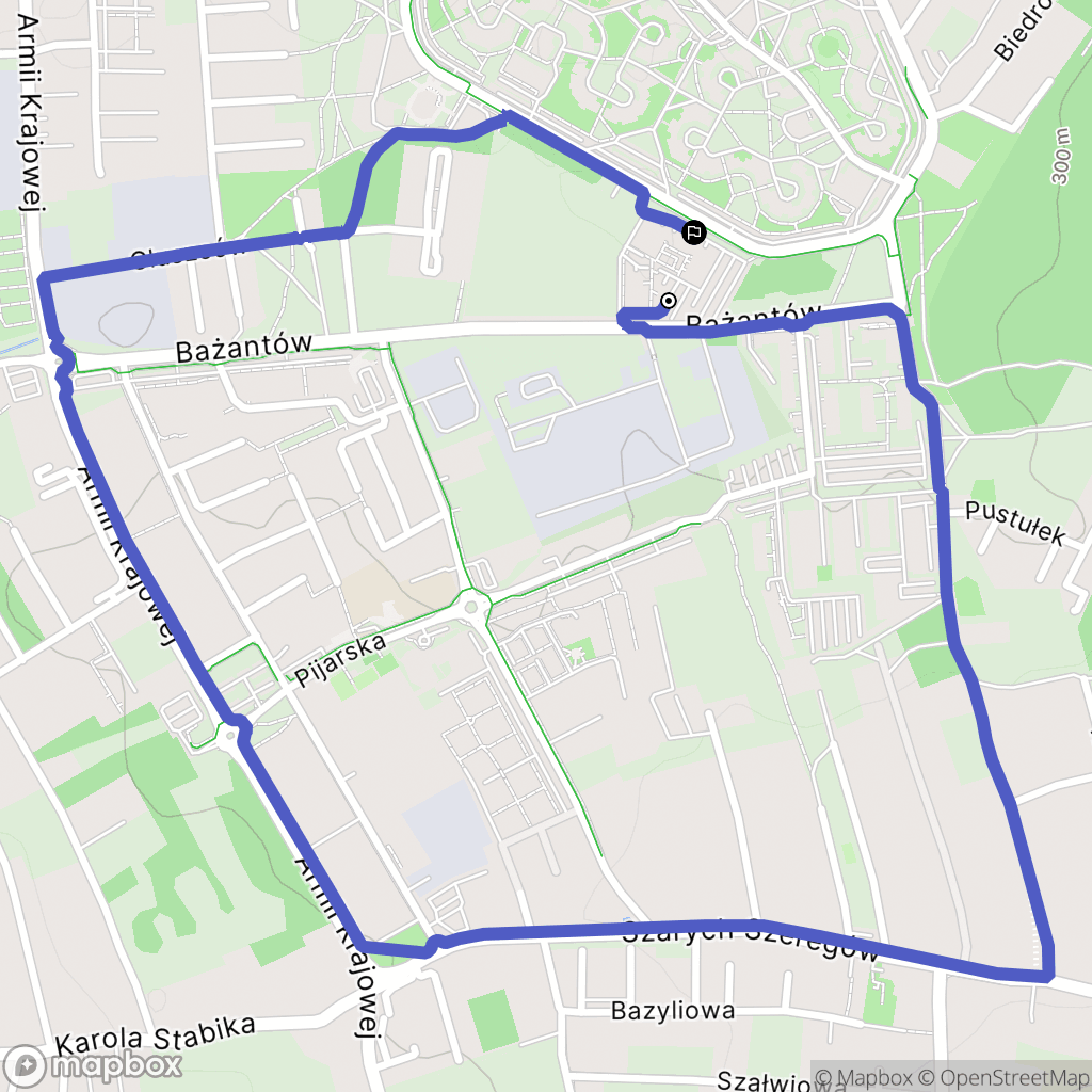 Katowice: mapa trasy - Poland