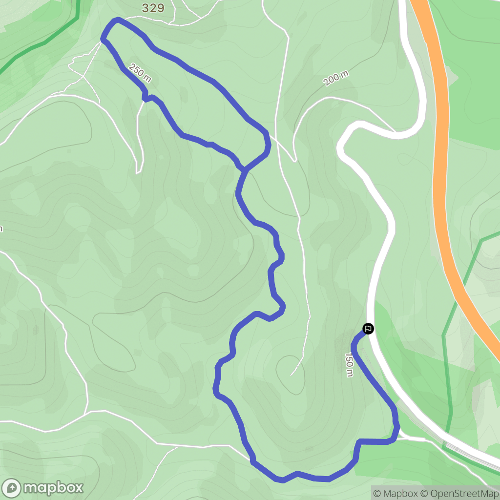 Cassis : carte du parcours de randonnée - France