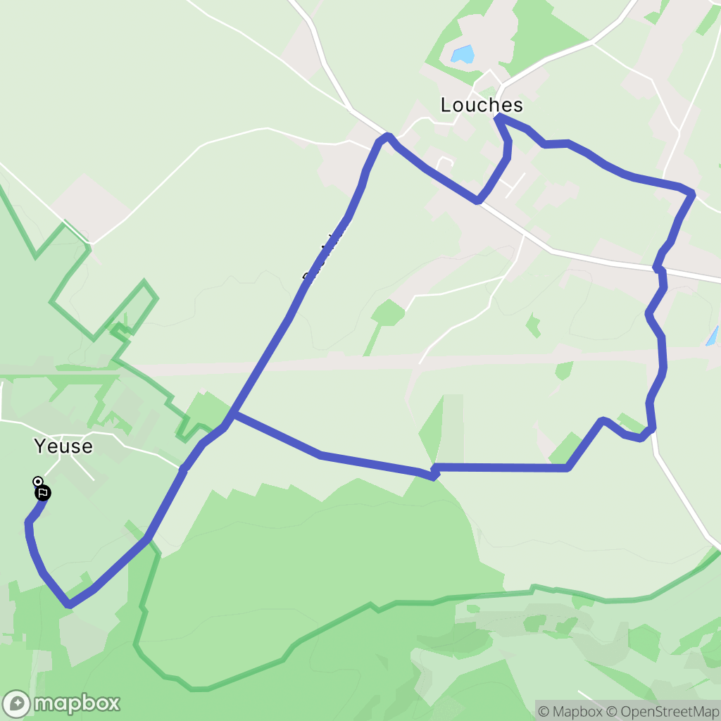 Landrethun-lès-Ardres : carte du parcours de randonnée - France